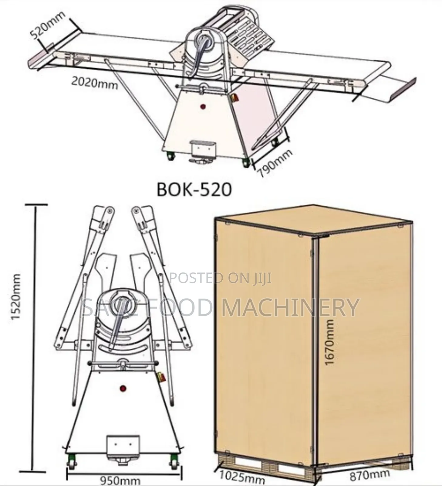 Dough Sheeter (Standing)