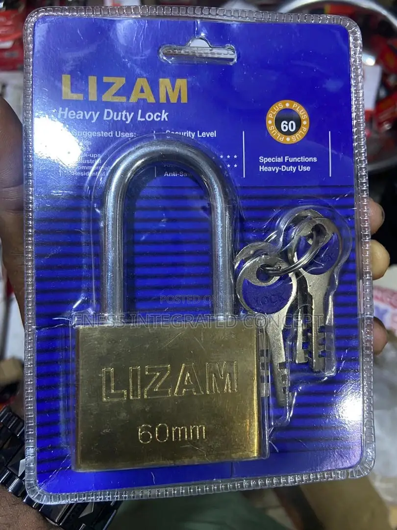 LIZAM Security Padlock - 60MM