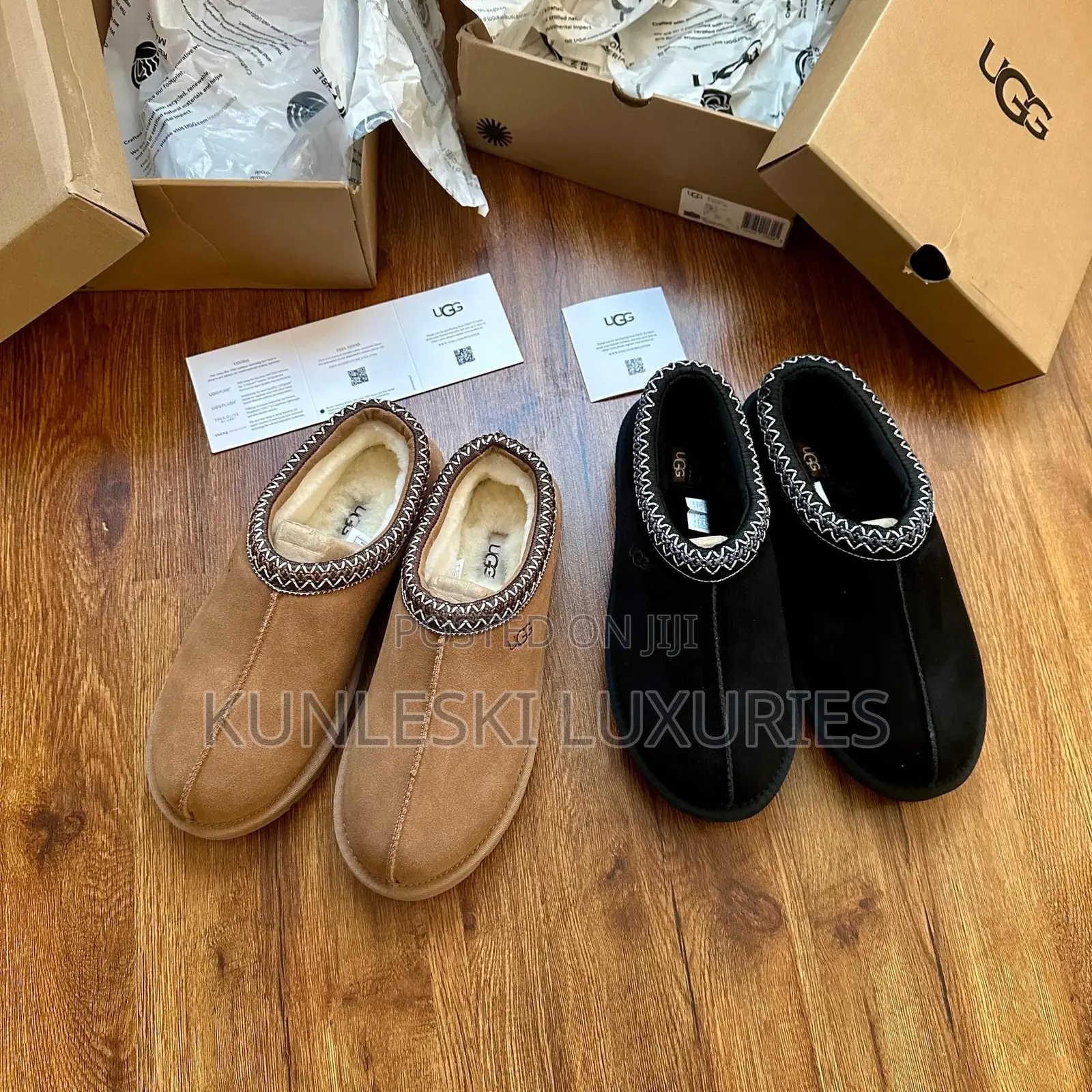 Original UGG Tassman Tazz Chestnut Ghost Half Shoe