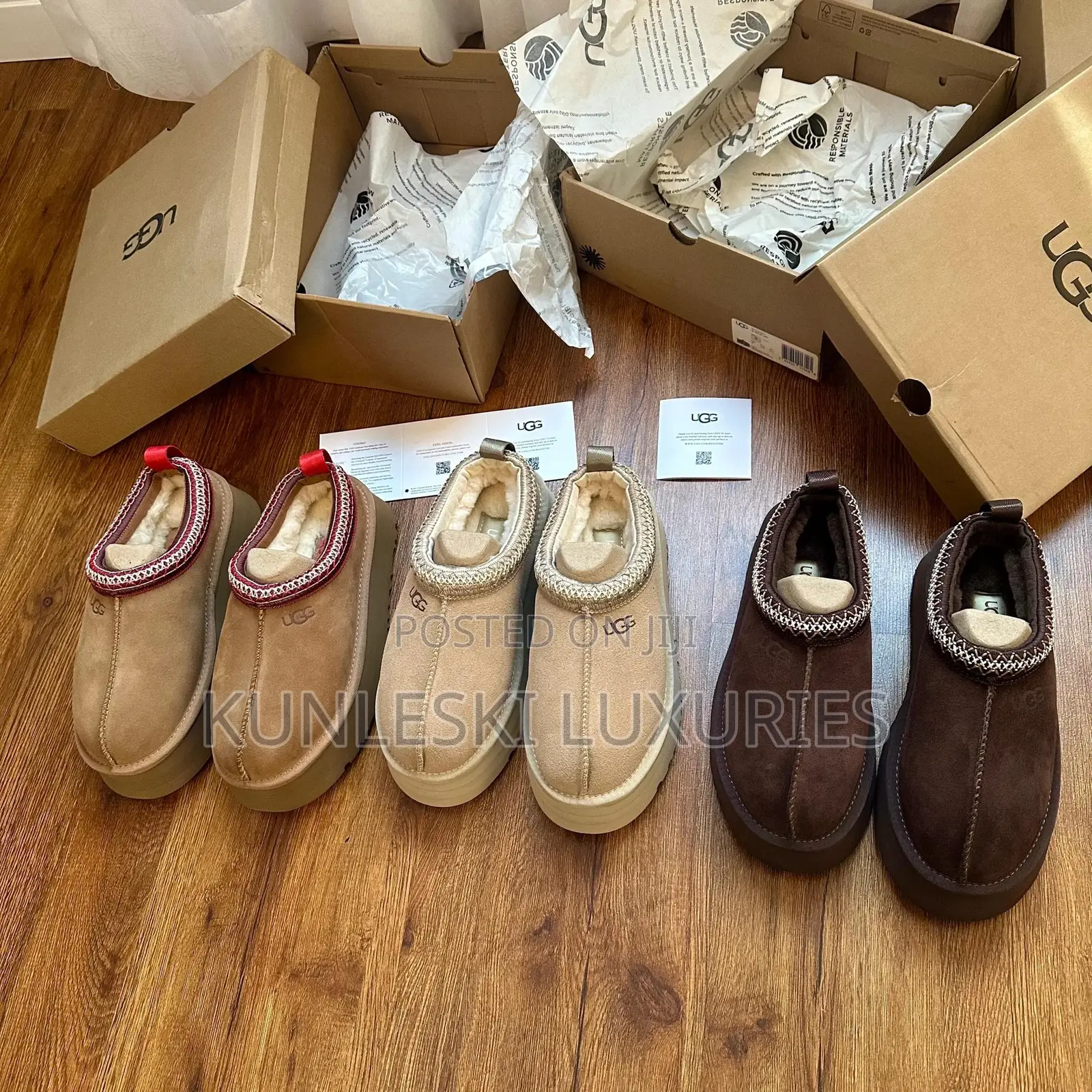 Original UGG Tassman Tazz Chestnut Ghost Half Shoe