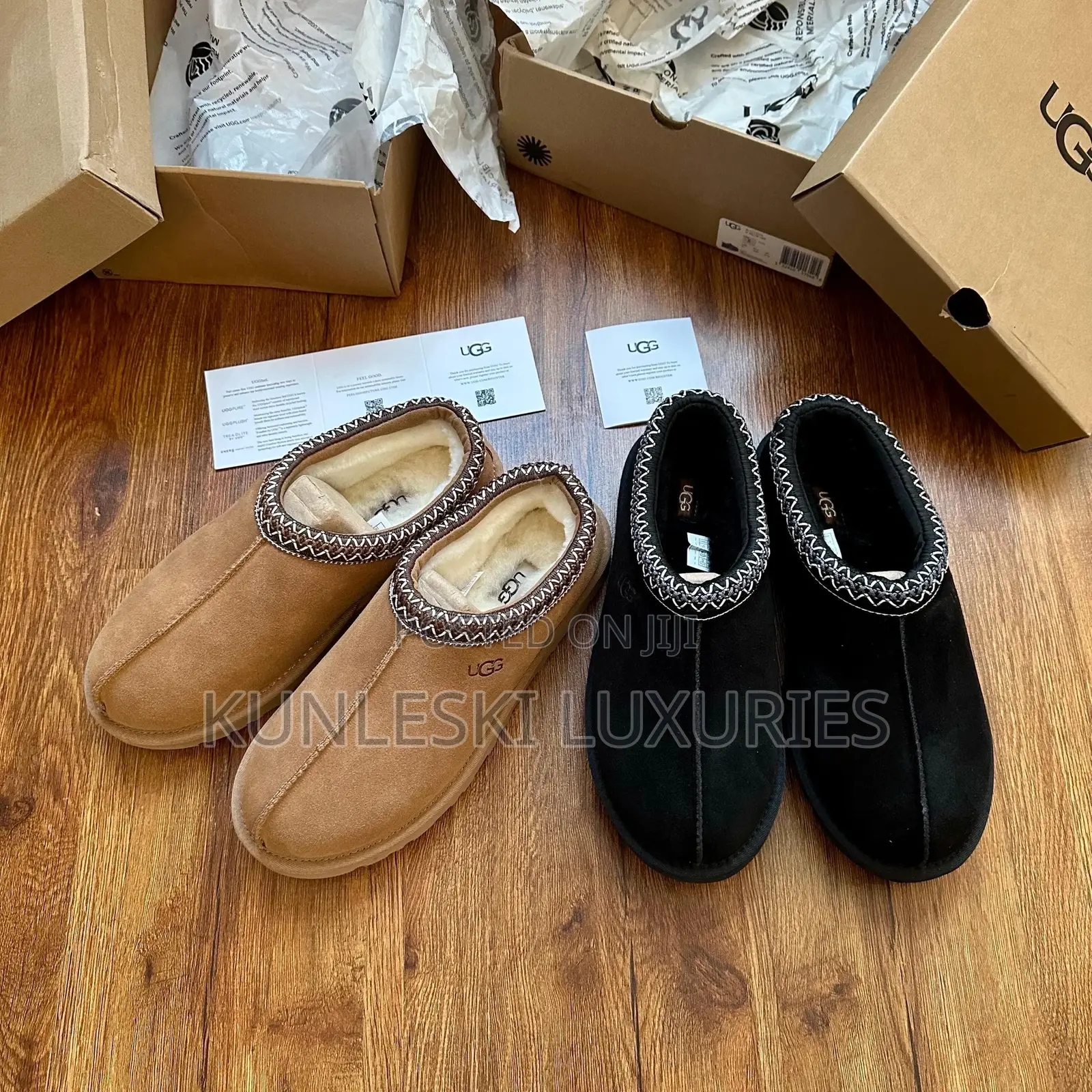 Original UGG Tassman Tazz Chestnut Ghost Half Shoe
