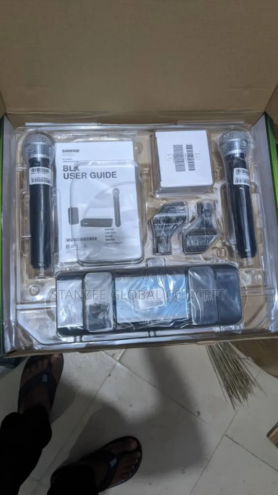 Shure BLX PG58 Handheld Wireless Combo Microphone