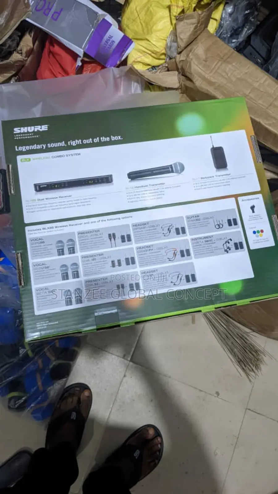 Shure BLX PG58 Handheld Wireless Combo Microphone