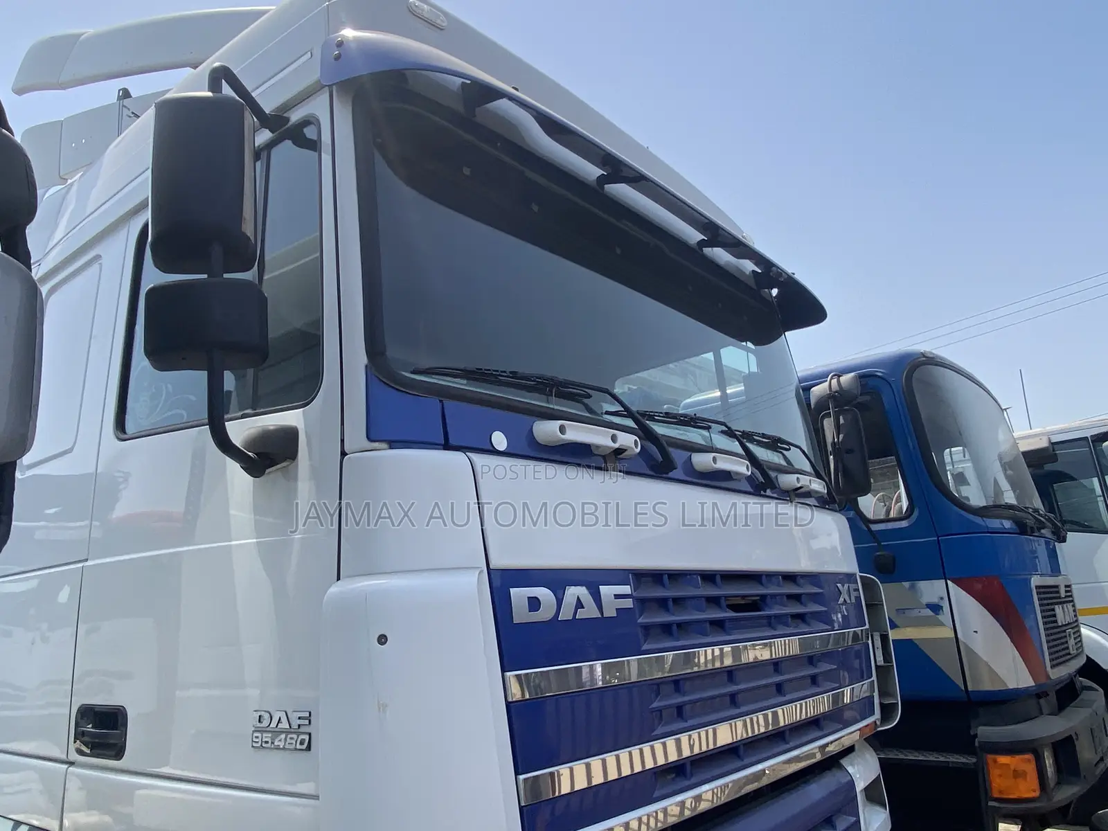 Daf XF 95. Euro 4 White