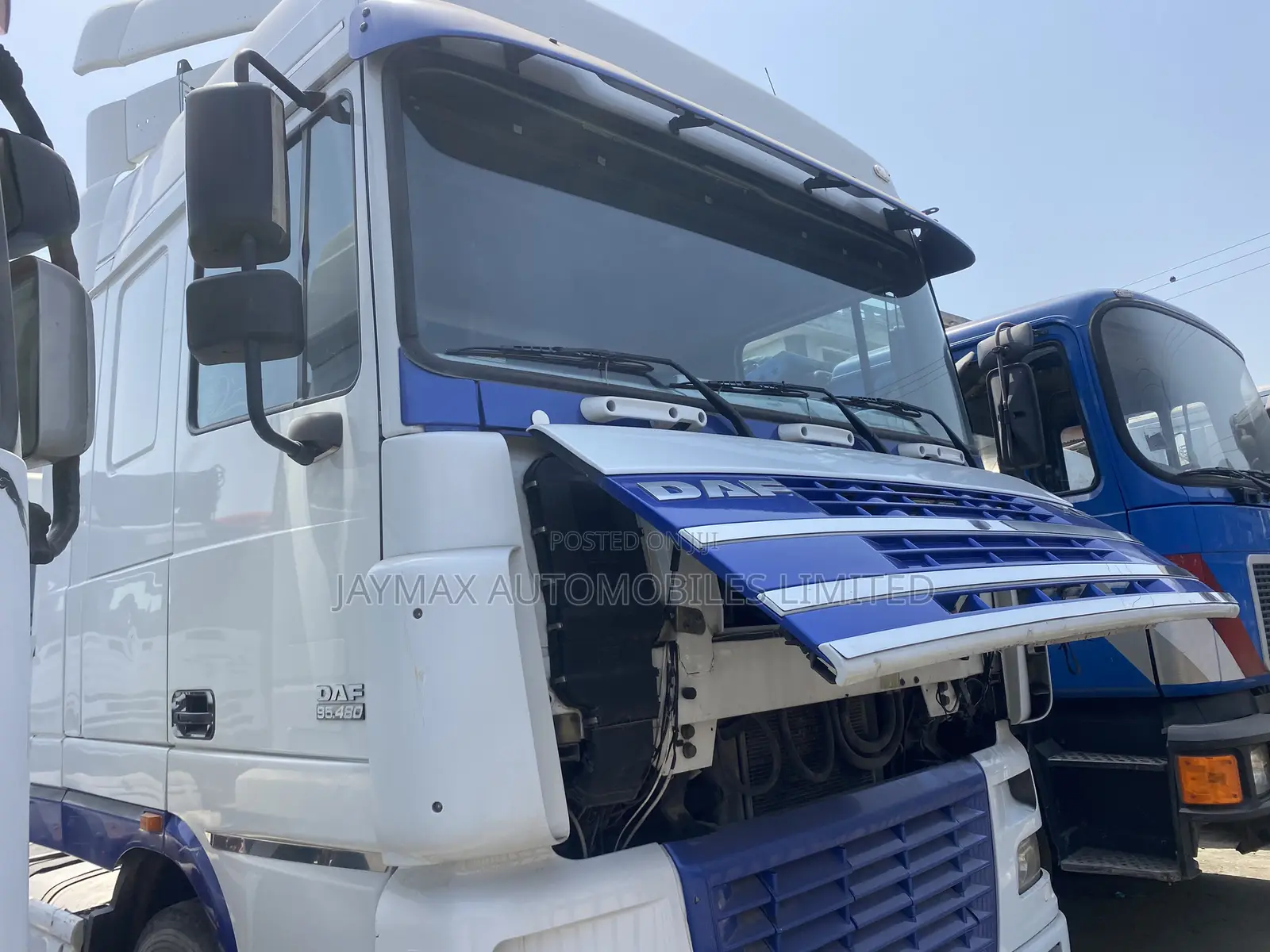 Daf XF 95. Euro 4 White
