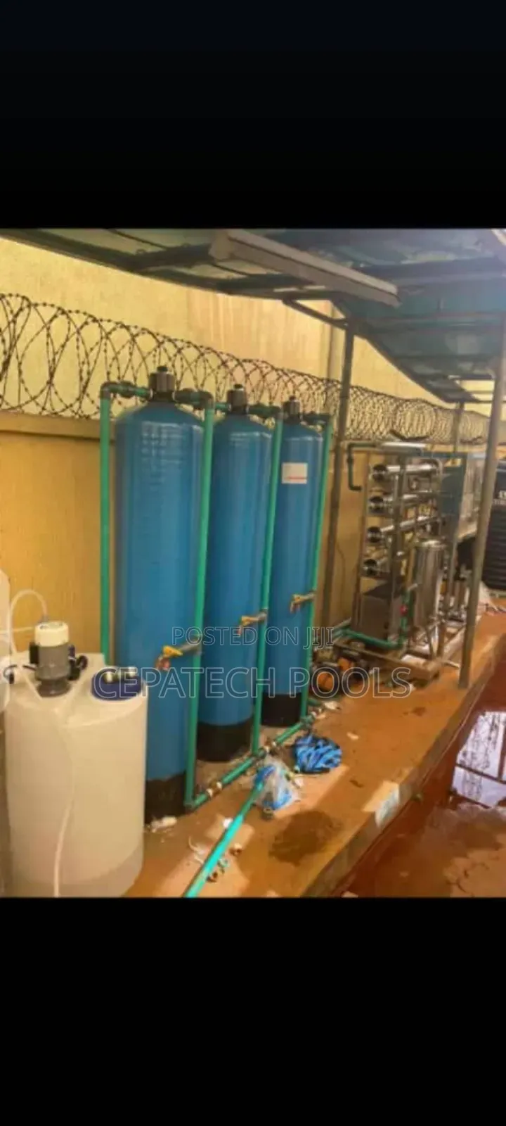 Fiberglass Water Treatment Plant