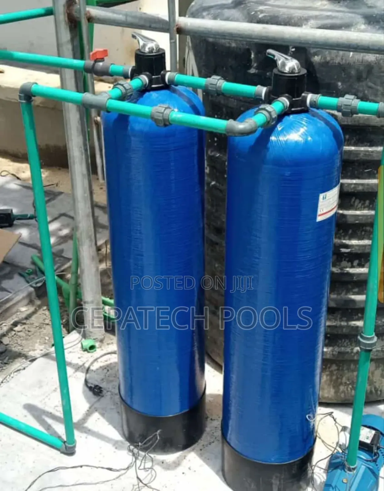 Fiberglass Water Treatment Plant