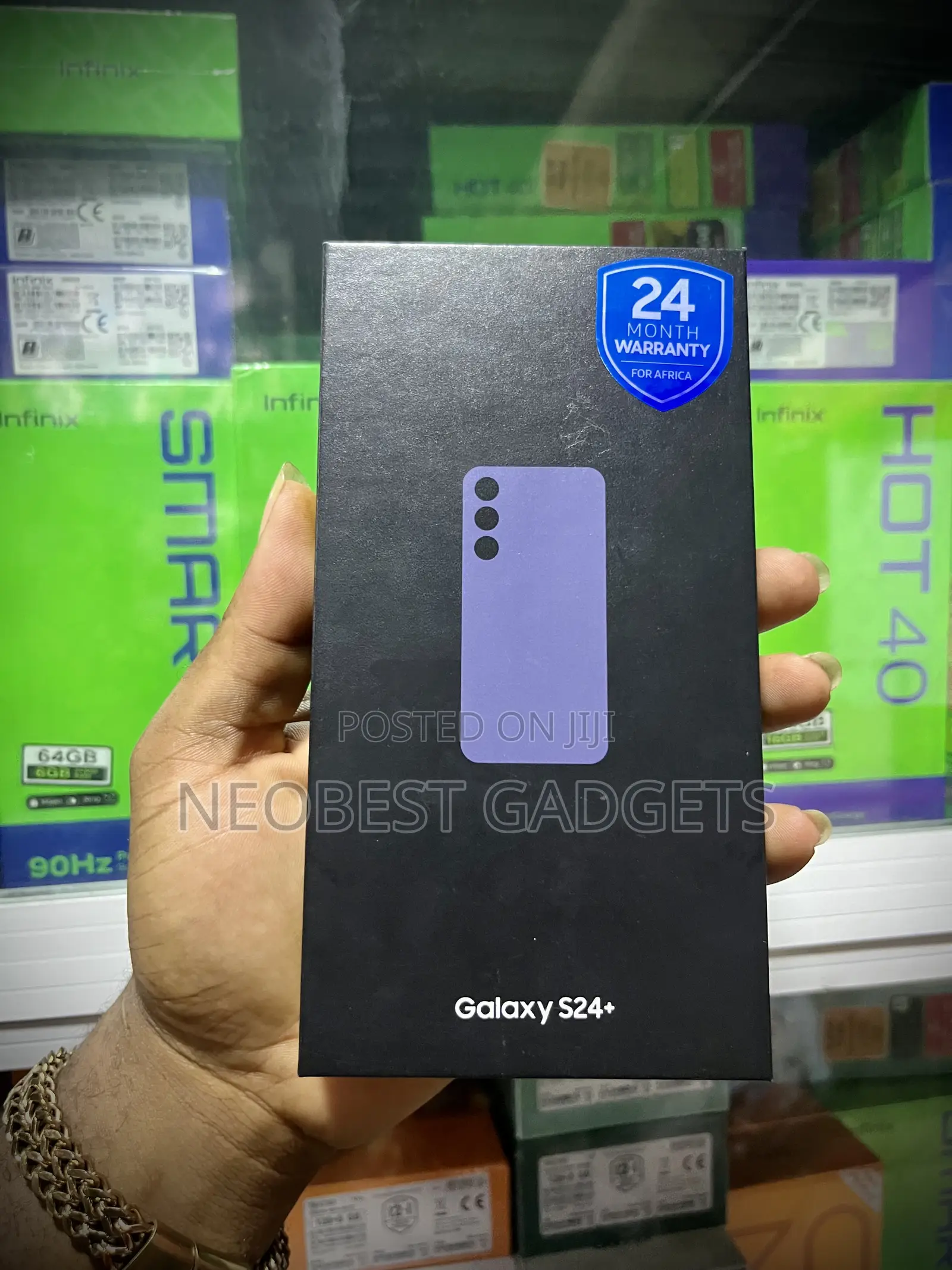 New Samsung Galaxy S24 Plus 256 GB Black