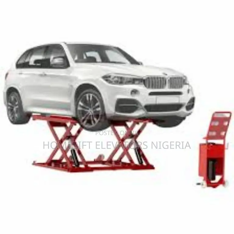 Car Lift and Jack Stands for Garage Workshop