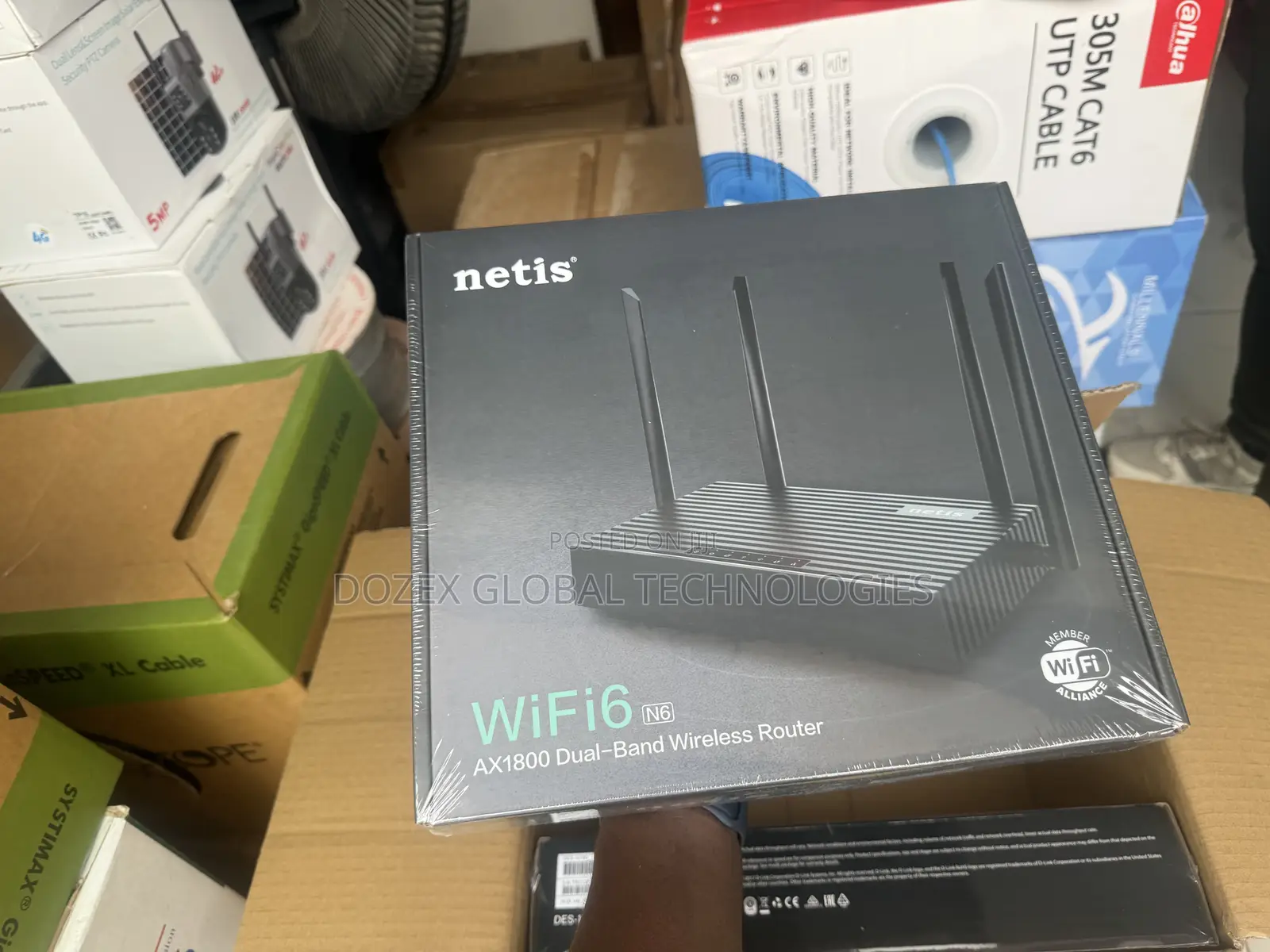 Netis Wifi 6 Ax1800 Gigabit Router