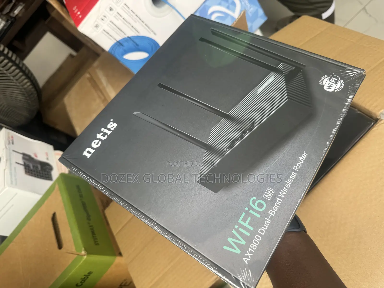 Netis Wifi 6 Ax1800 Gigabit Router