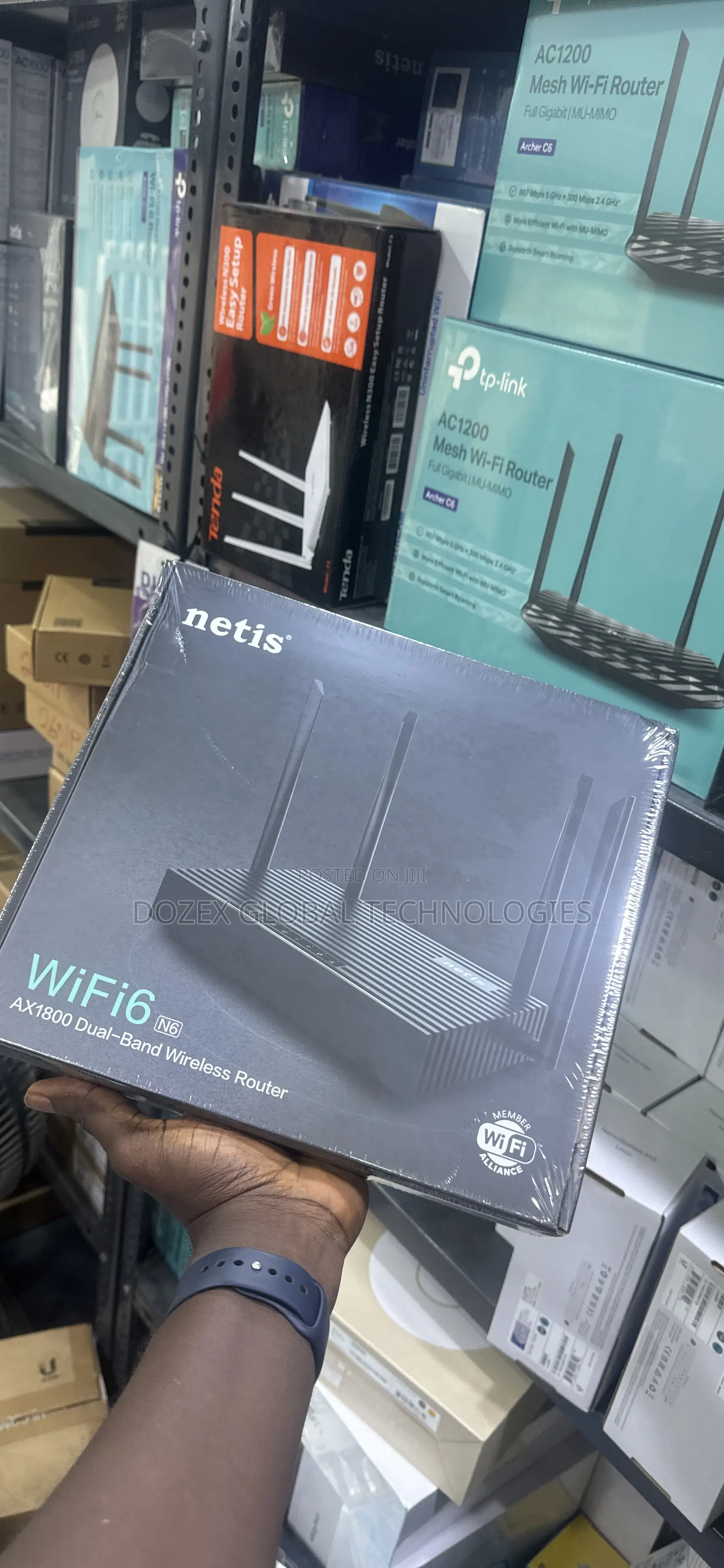 Netis Wifi 6 Ax1800 Gigabit Router