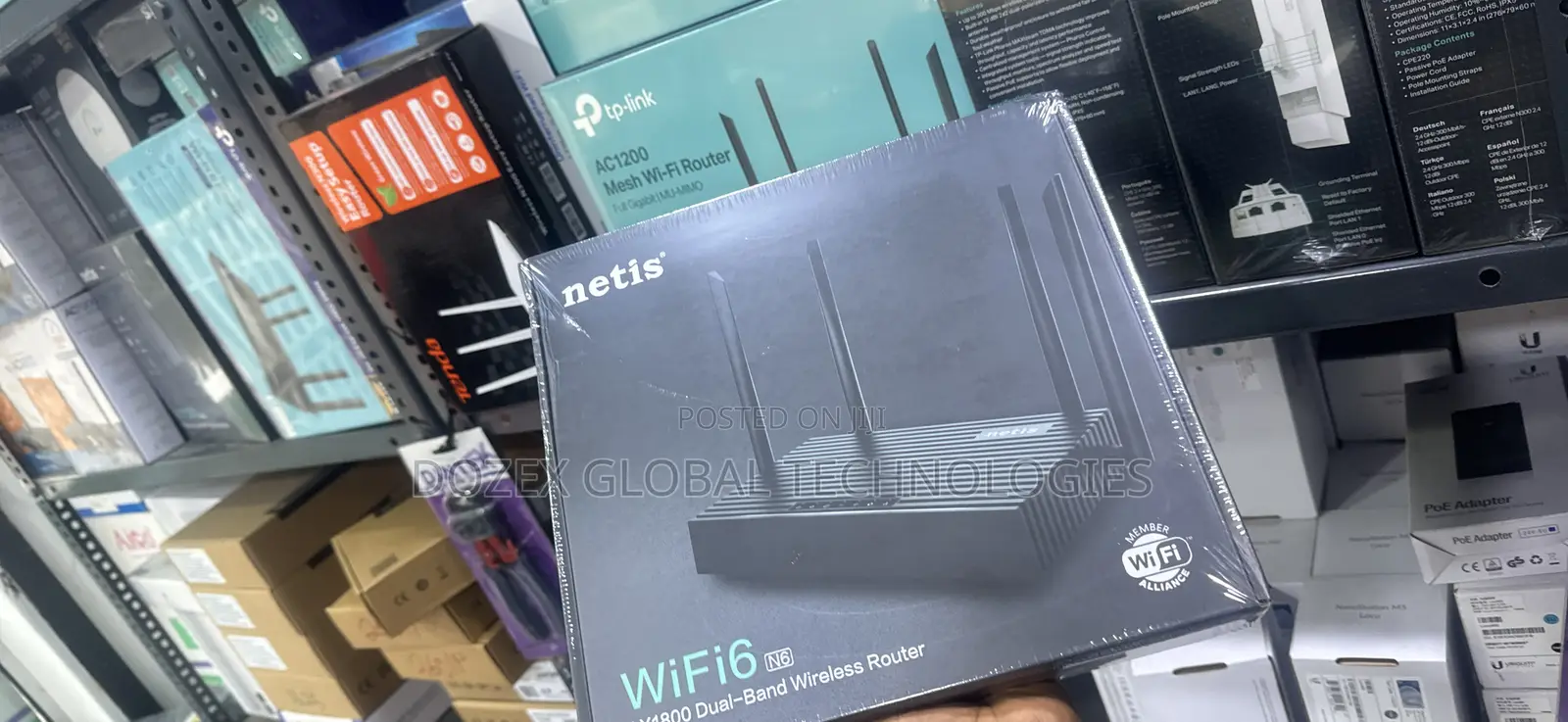 Netis Wifi 6 Ax1800 Gigabit Router
