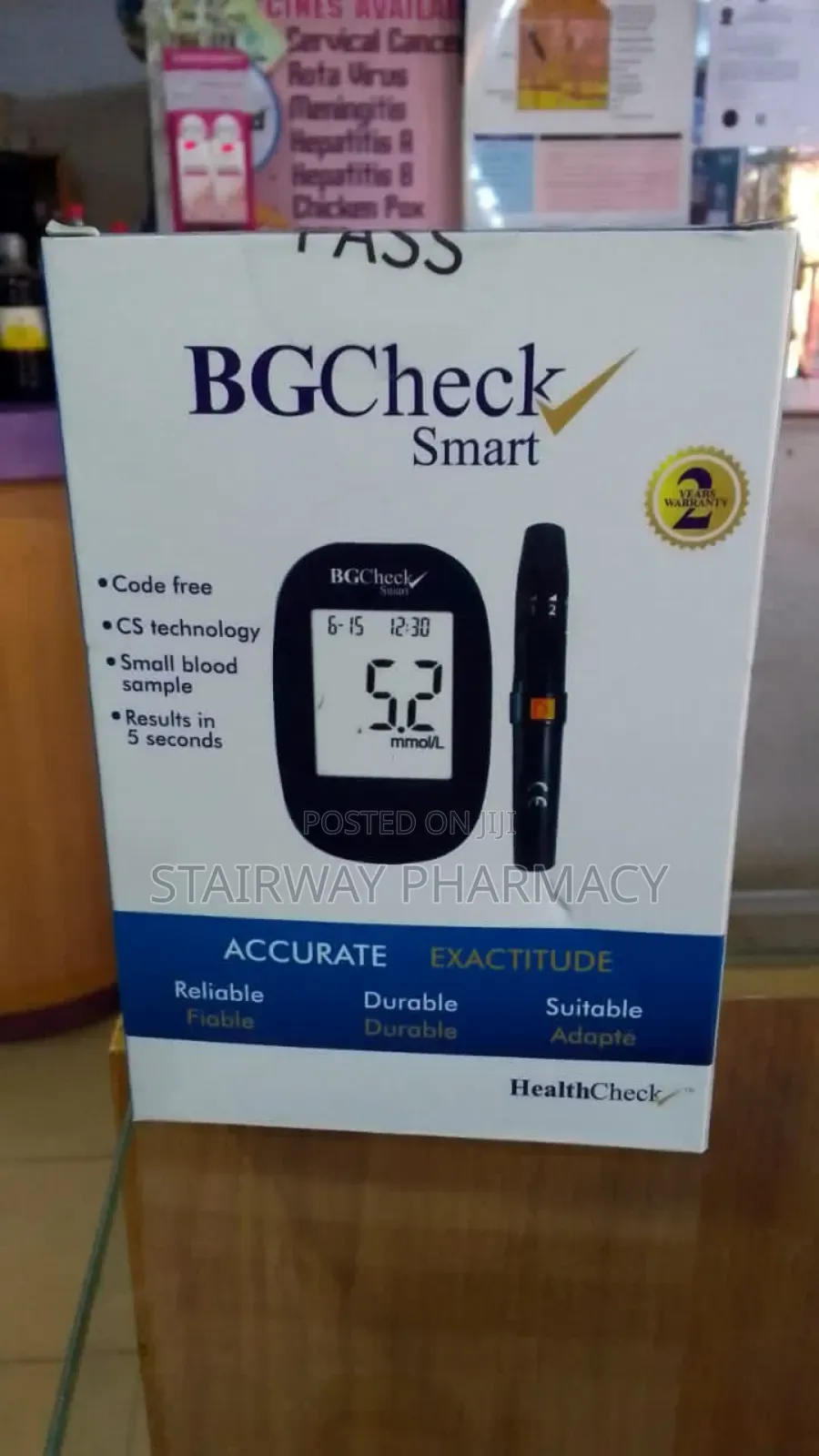 Bgcheck Blood Glucose Monitor