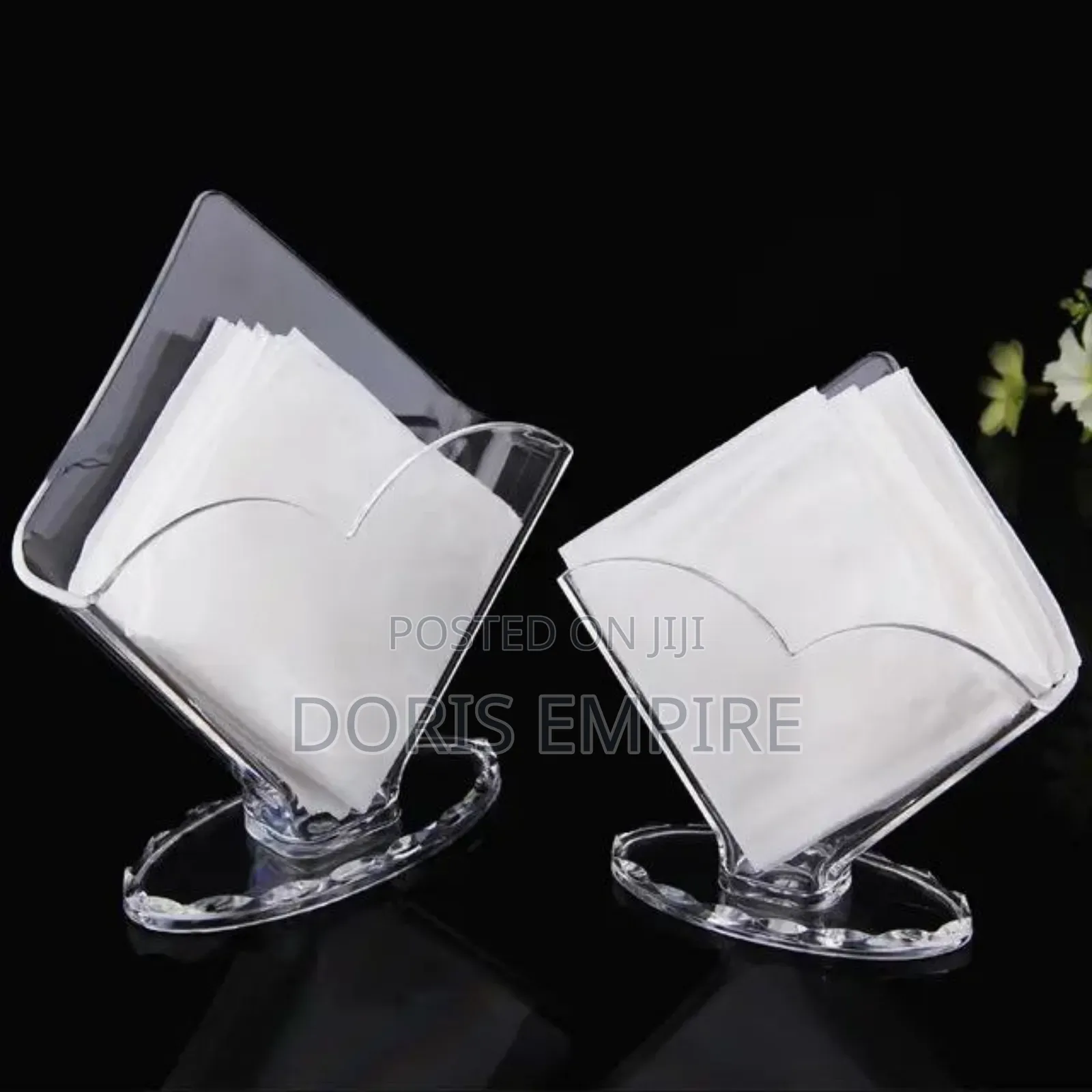 Qaulity Acrylic Transparent Serviette Holder