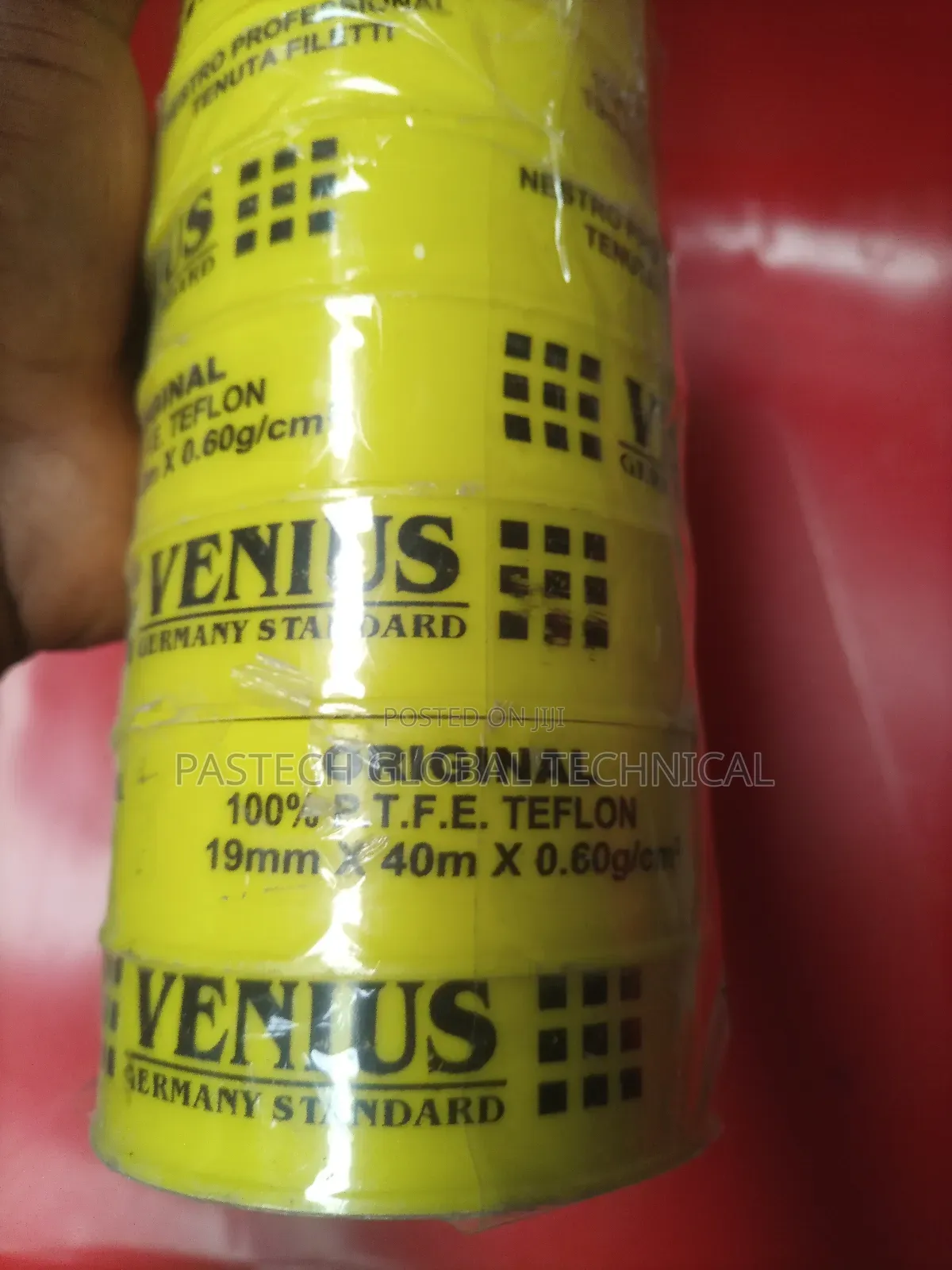 Venus Teflon Thread Tape 19mm X 40M X 0.60g/Cm3