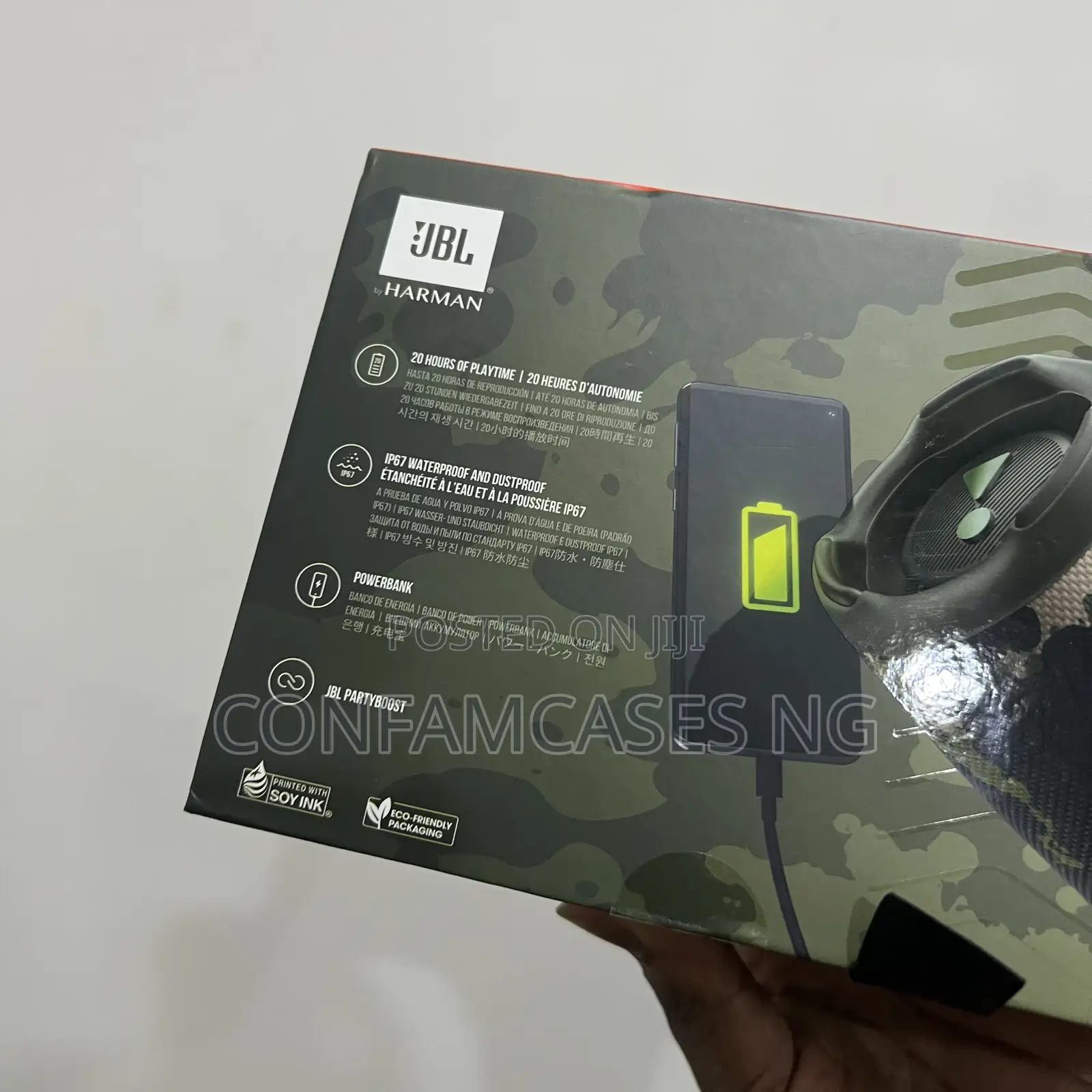 Original JBL Charge 5 Bluetooth Speaker Camo Camouflage