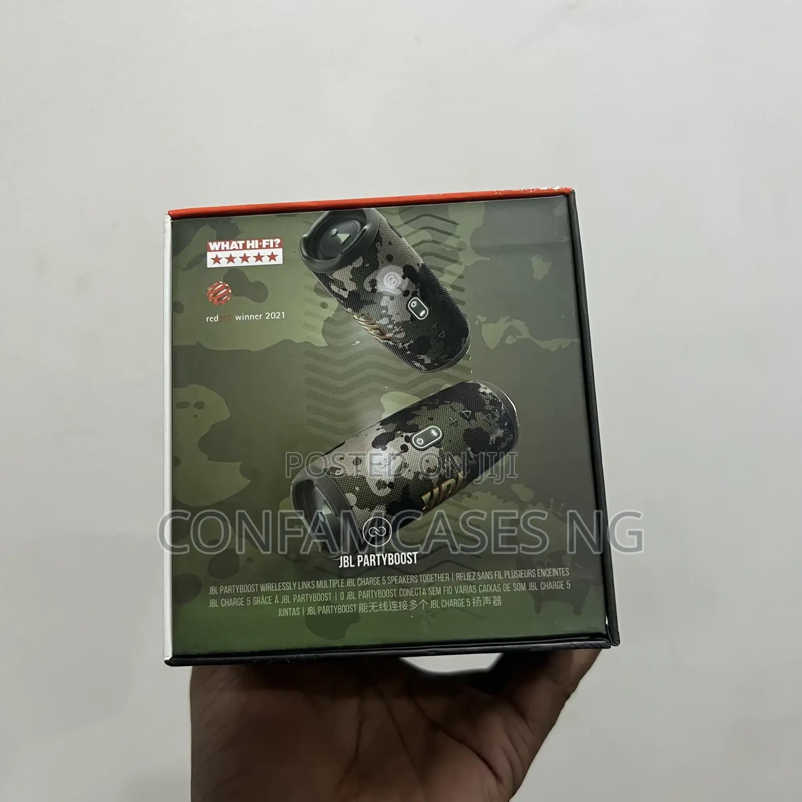 Original JBL Charge 5 Bluetooth Speaker Camo Camouflage