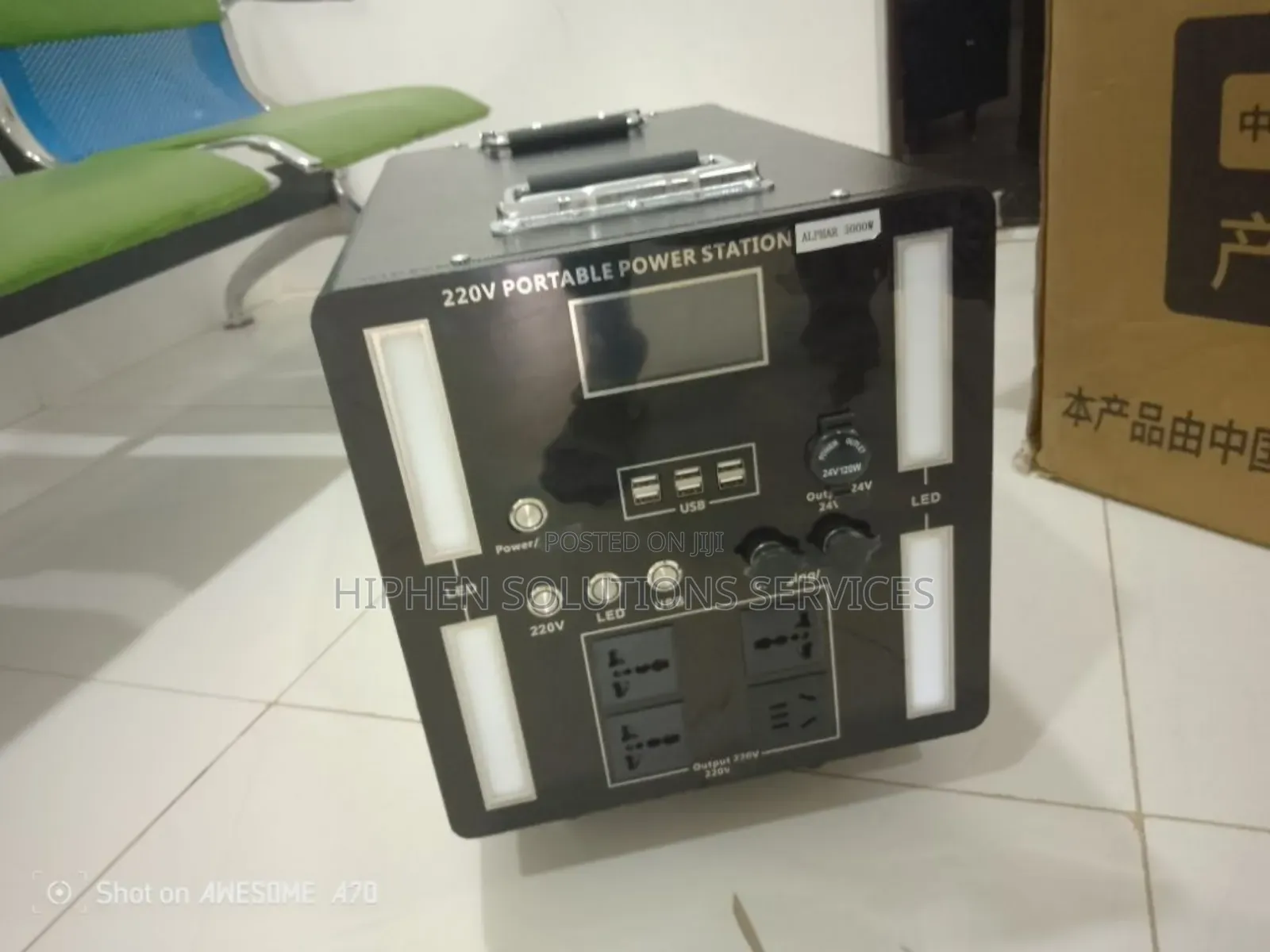 Mobile Solar 3000watt Generator