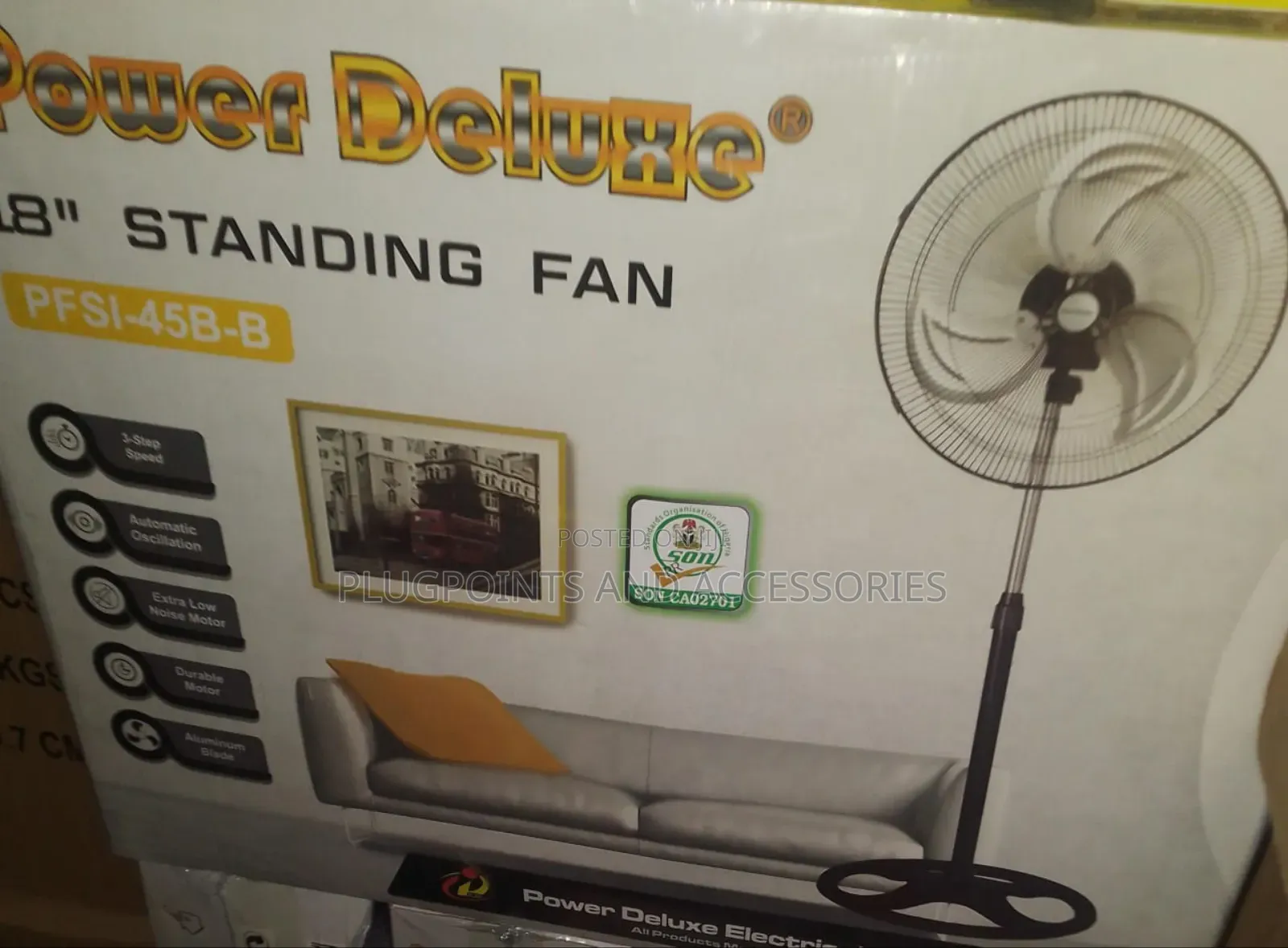 Power Duluxe Stand Fan