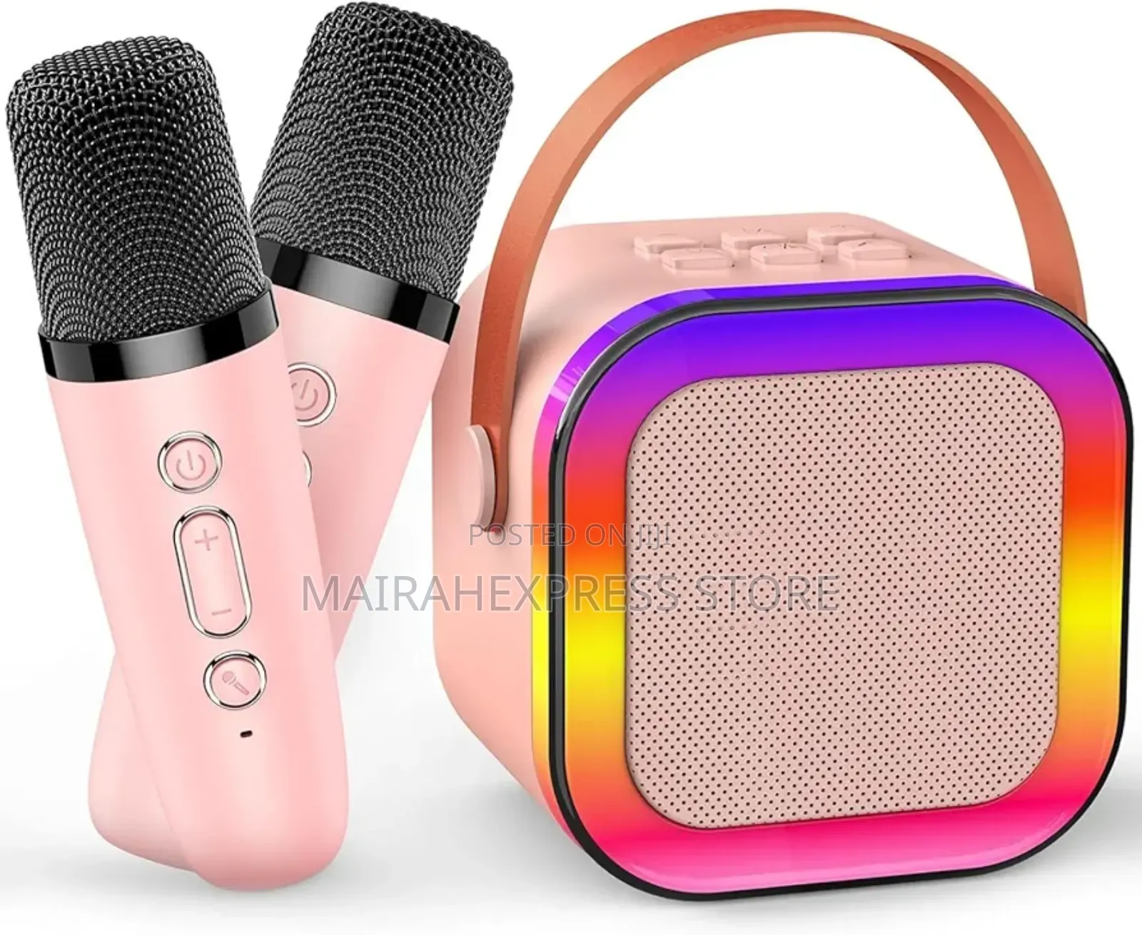 Karaoke Portable Bluetooth Speaker With 2 Wireless 