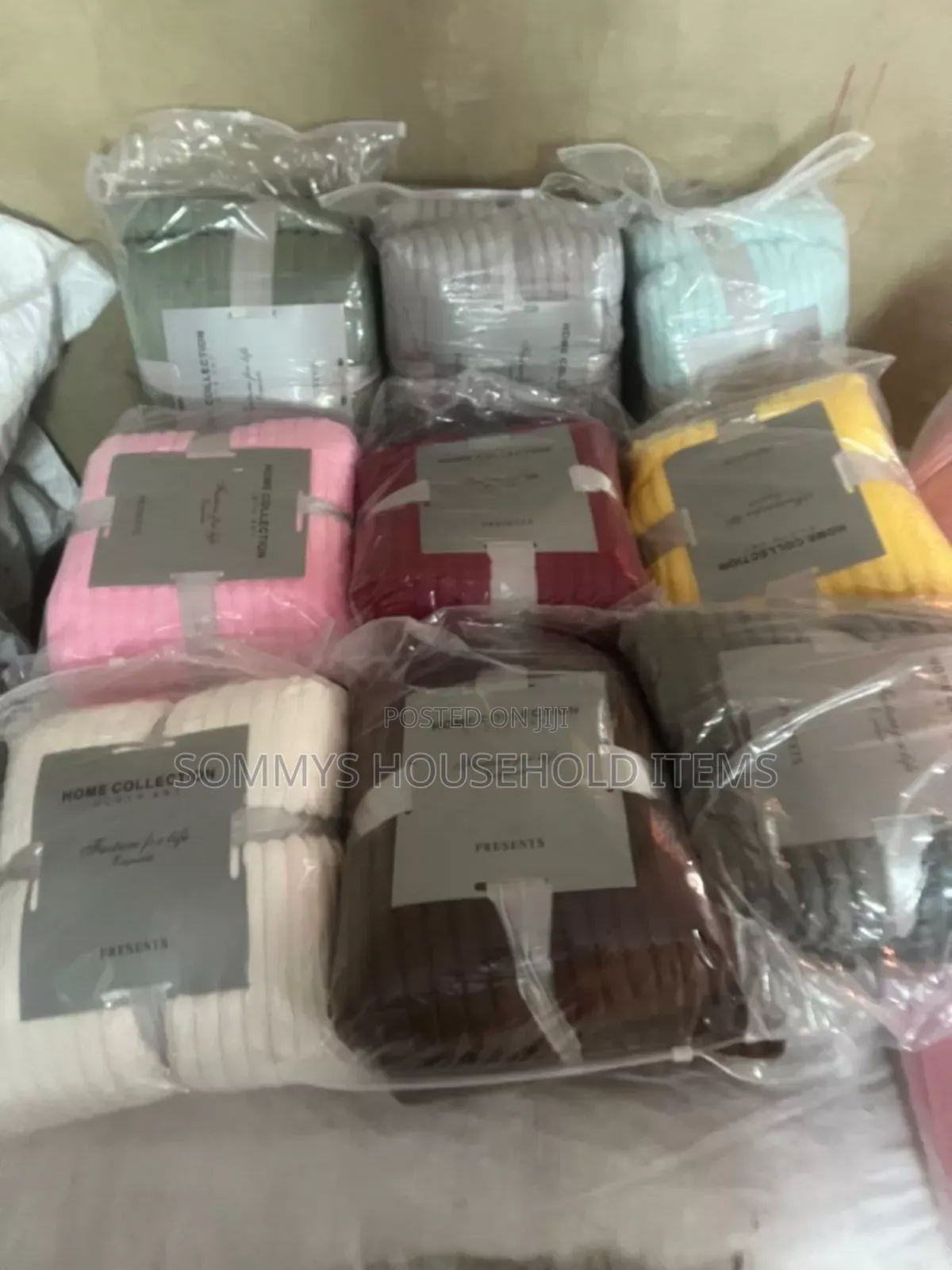 Fluffy Throw Blanket . (Fit 6by6 Bed in Size: 200x240cm)
