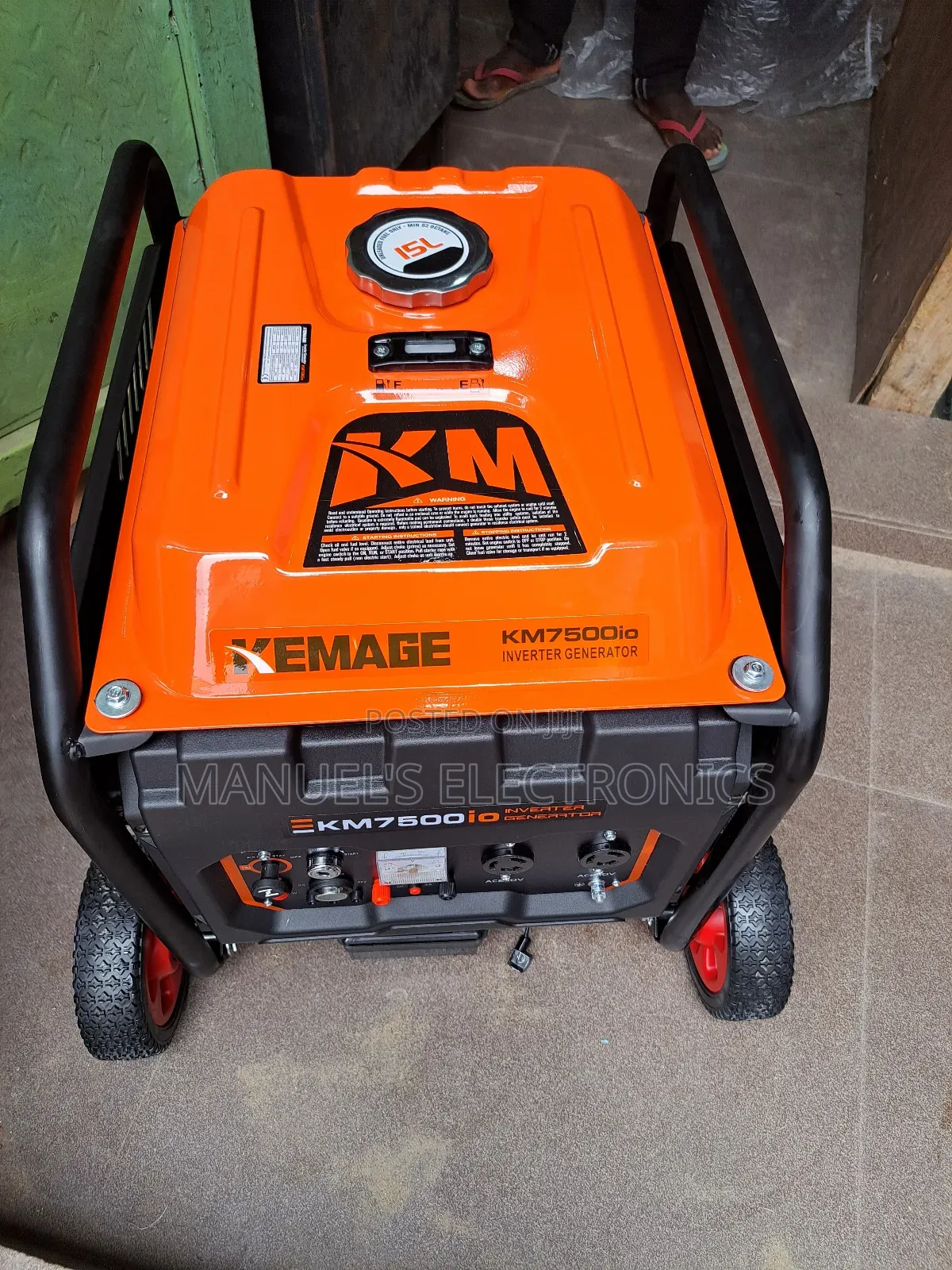 Kemage Inverter Petrol Gen Model Km7500i0 Low Fuel Consumpt