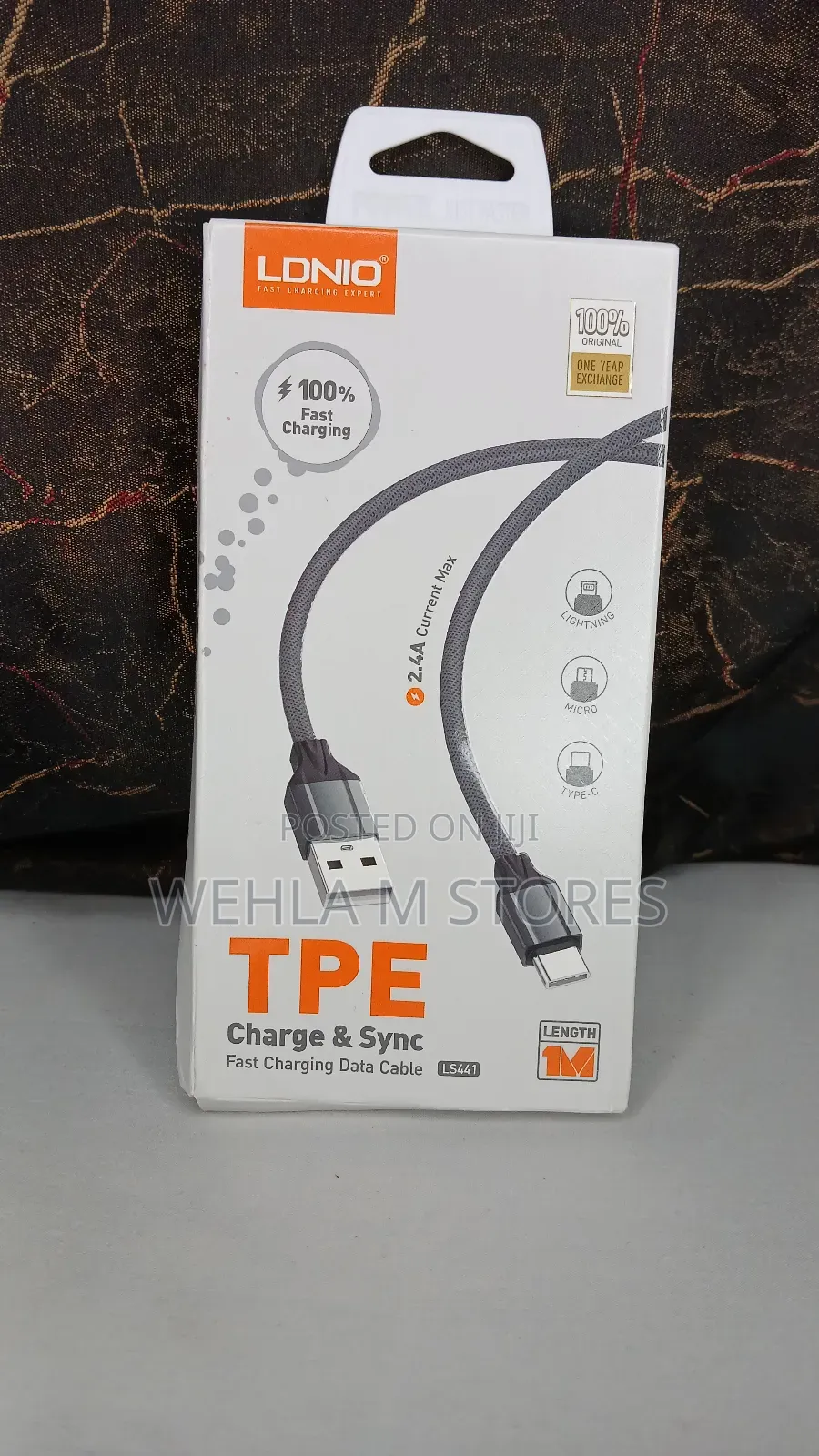 Ldnio Tpe Charge Sync Fast Charging Data iPhone Cable