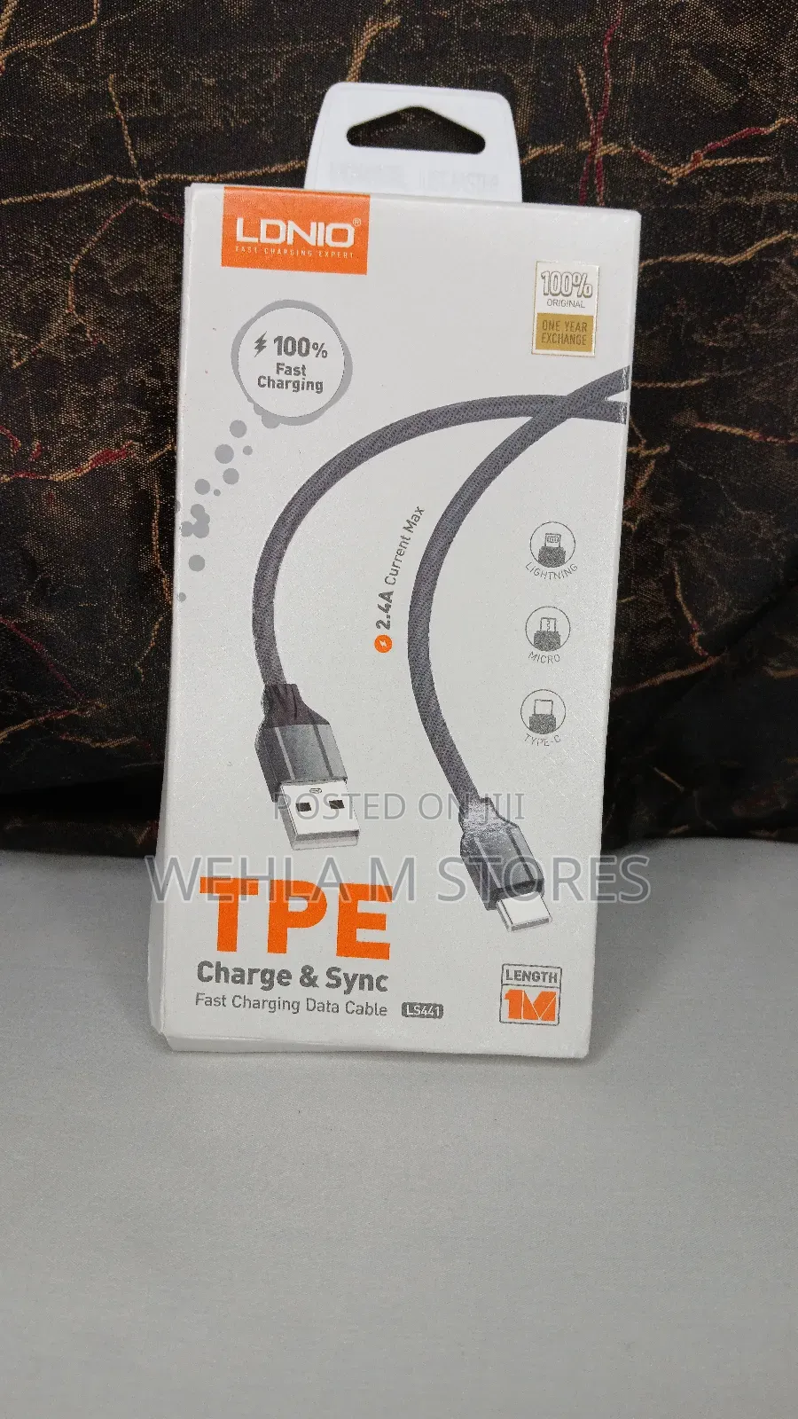 Ldnio Tpe Charge Sync Fast Charging Data iPhone Cable