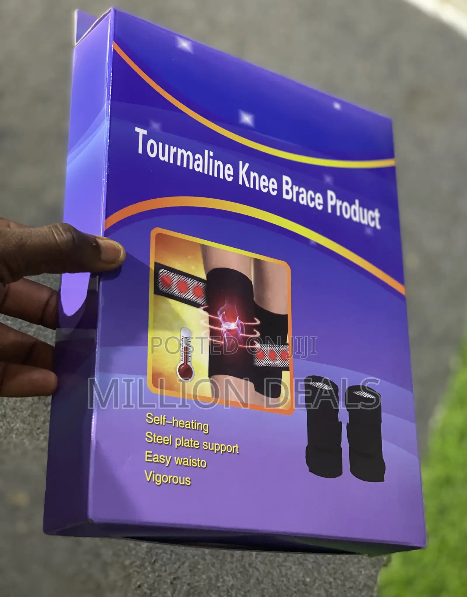 Unique Self-Heating Knee Brace