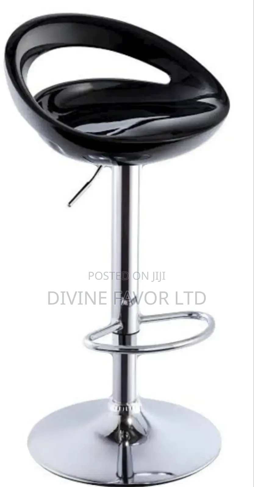 Black Bar Stool for Restaurant and Bar.