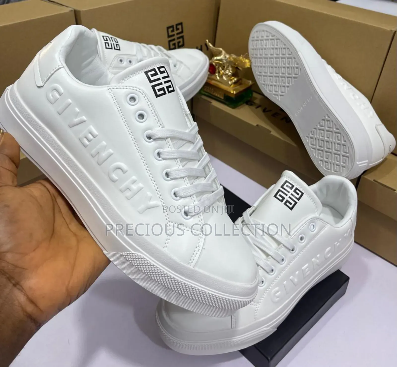Unisex Givenchy Imprint All White Shoe