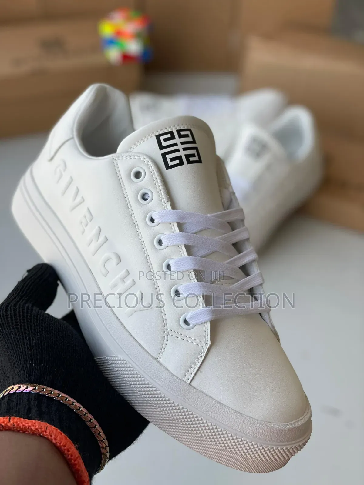 Unisex Givenchy Imprint All White Shoe