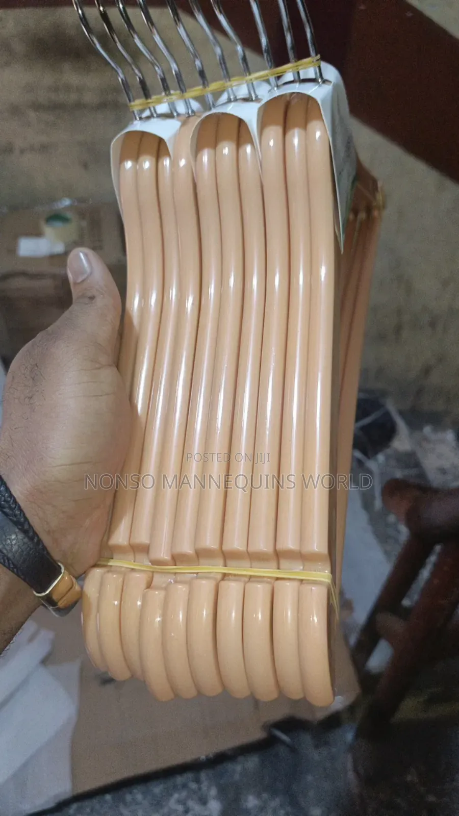 Cream Colour Ceramic Clothing Hangers