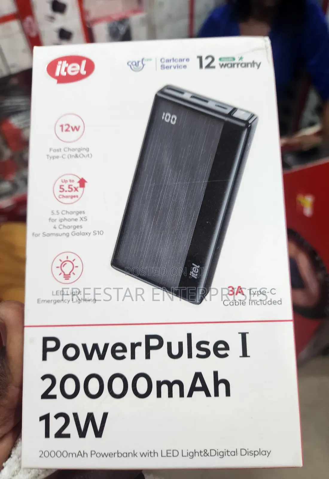 Itel Powerpluse I 20000mah Power Bank. Itel 20000mah Power.