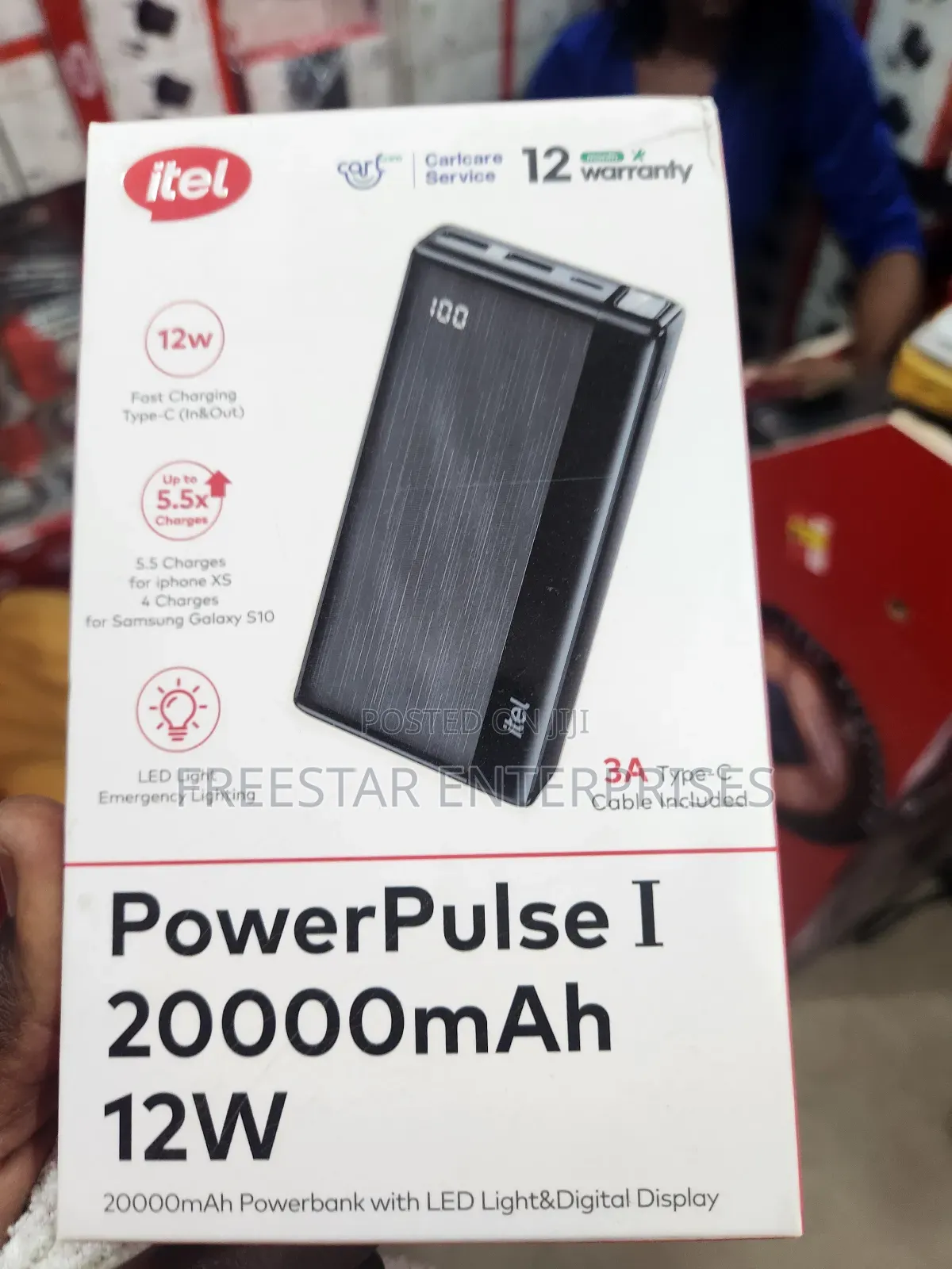 Itel Powerpluse I 20000mah Power Bank. Itel 20000mah Power.