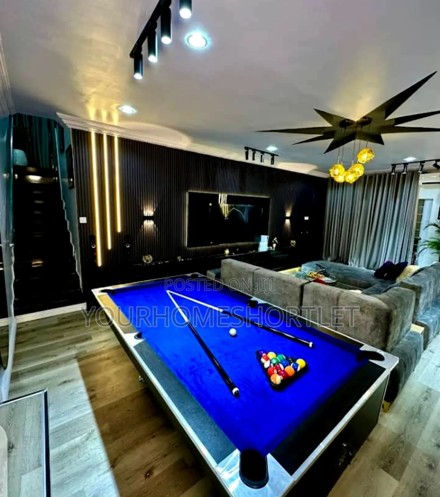 4 Bedroom Duplex With Pool, Snooker,Ps5.Allows Party