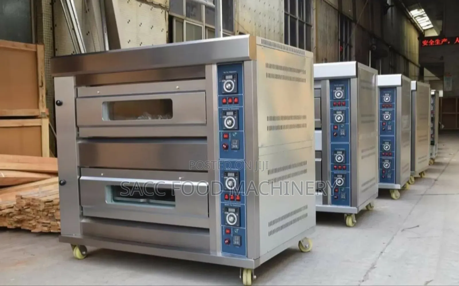 2 Decks 4 Trays Gas Oven