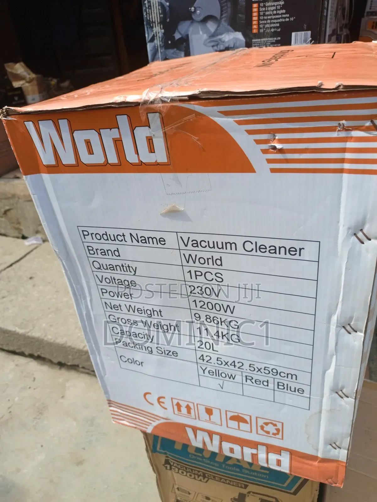 20 Liters Vacuum Cleaner Wet and Dry