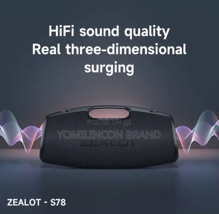 Zealot S78 100W Super Bass Bluetooth Speaker With 24000mah