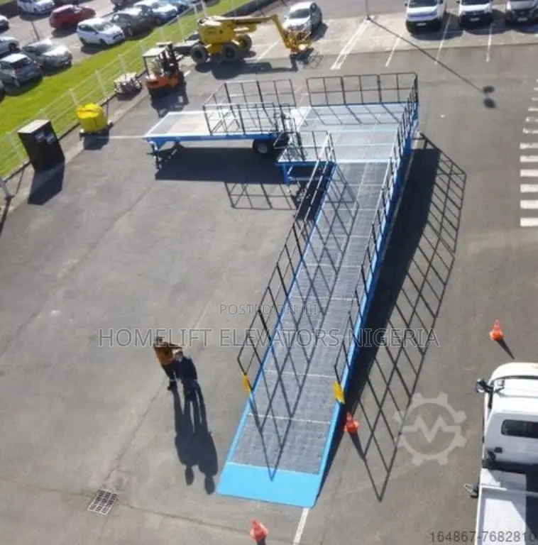 Loading Ramp for Warehouse Lift