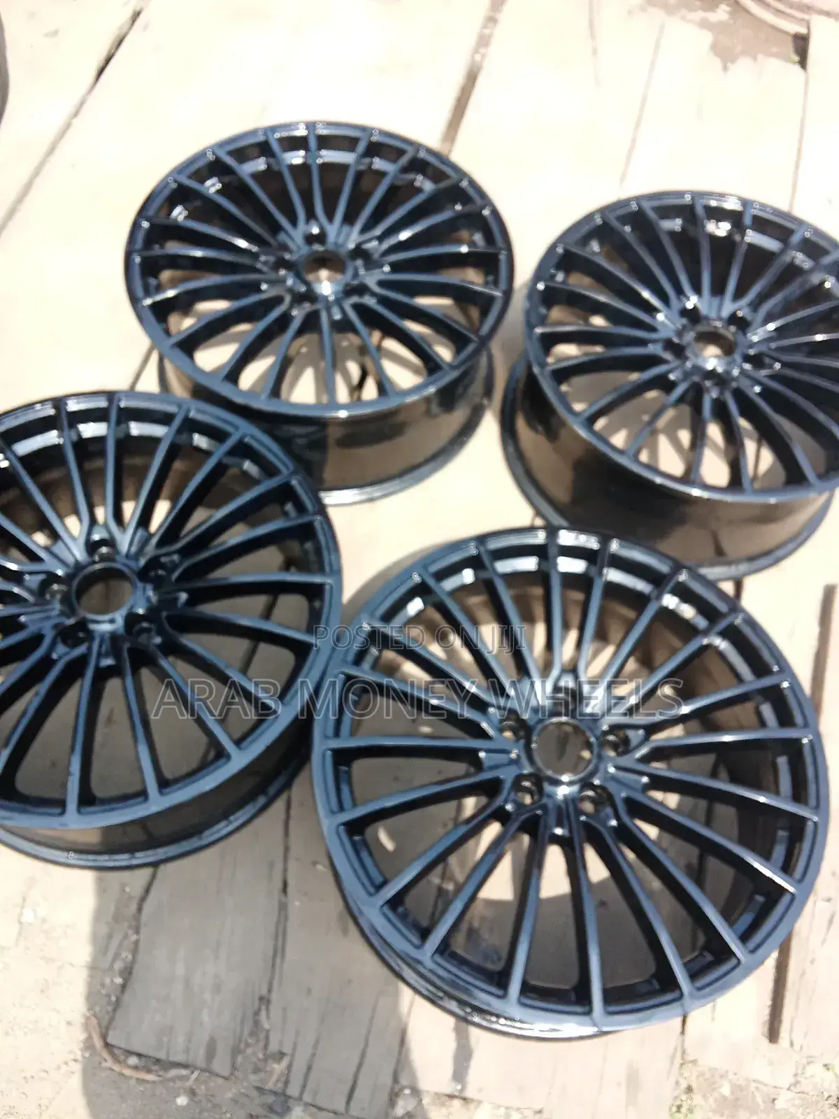 19 Inch Rims Pure Black Wheels
