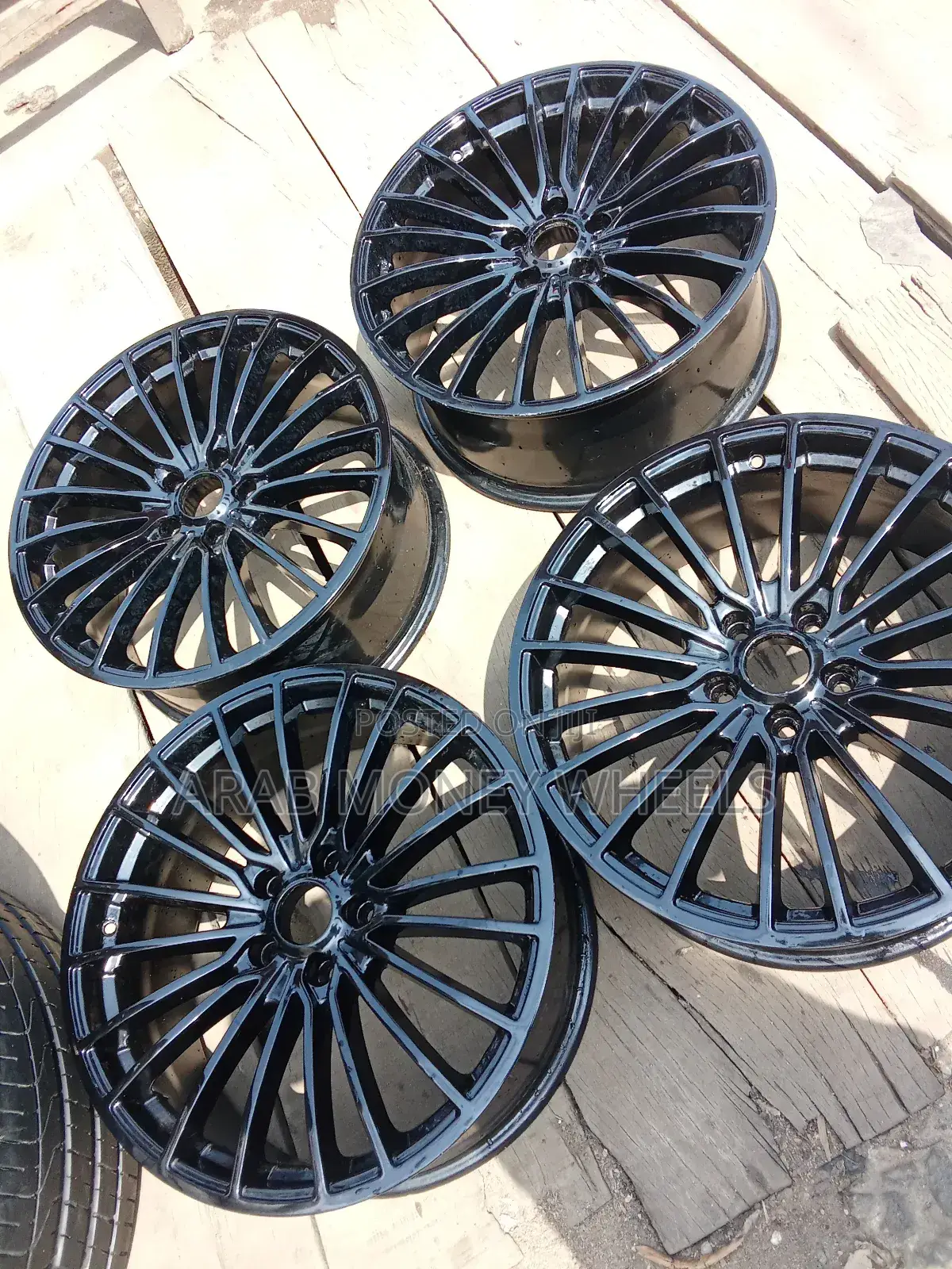 19 Inch Rims Pure Black Wheels