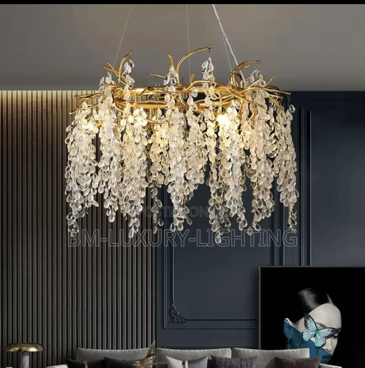New 2025 Modern Nordic Crystal Chandelier in Lagos