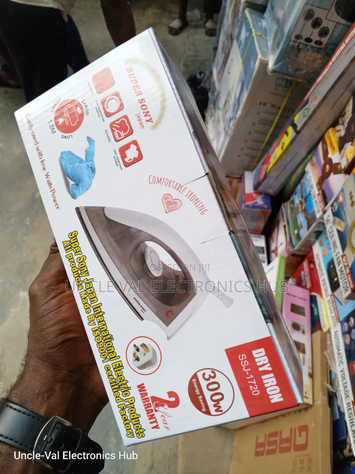 Super Sony 300W Inverter Dry Pressing Iron