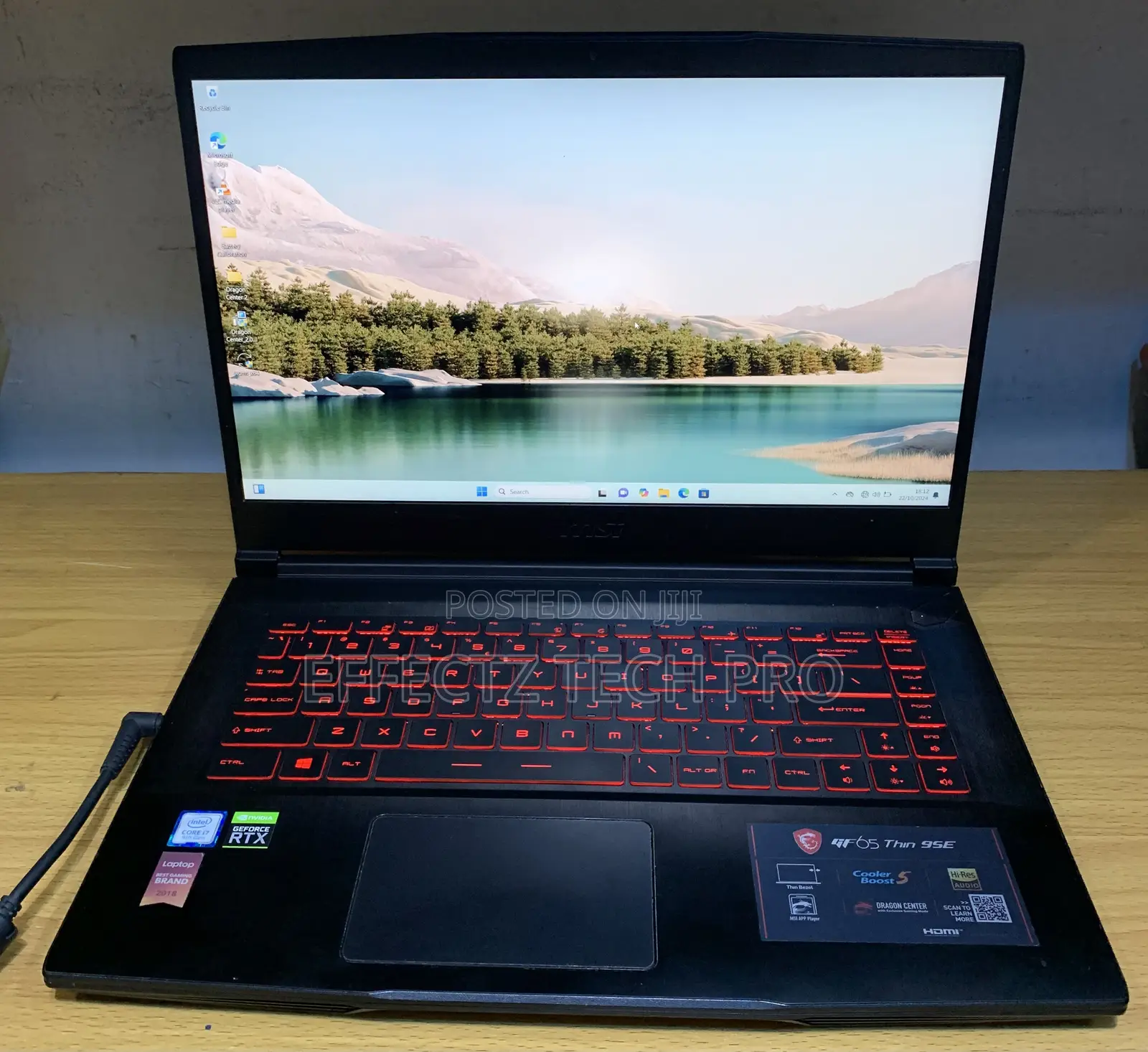 Laptop MSI GF65 Thin 10UE 16GB Intel Core i7 SSD 512GB