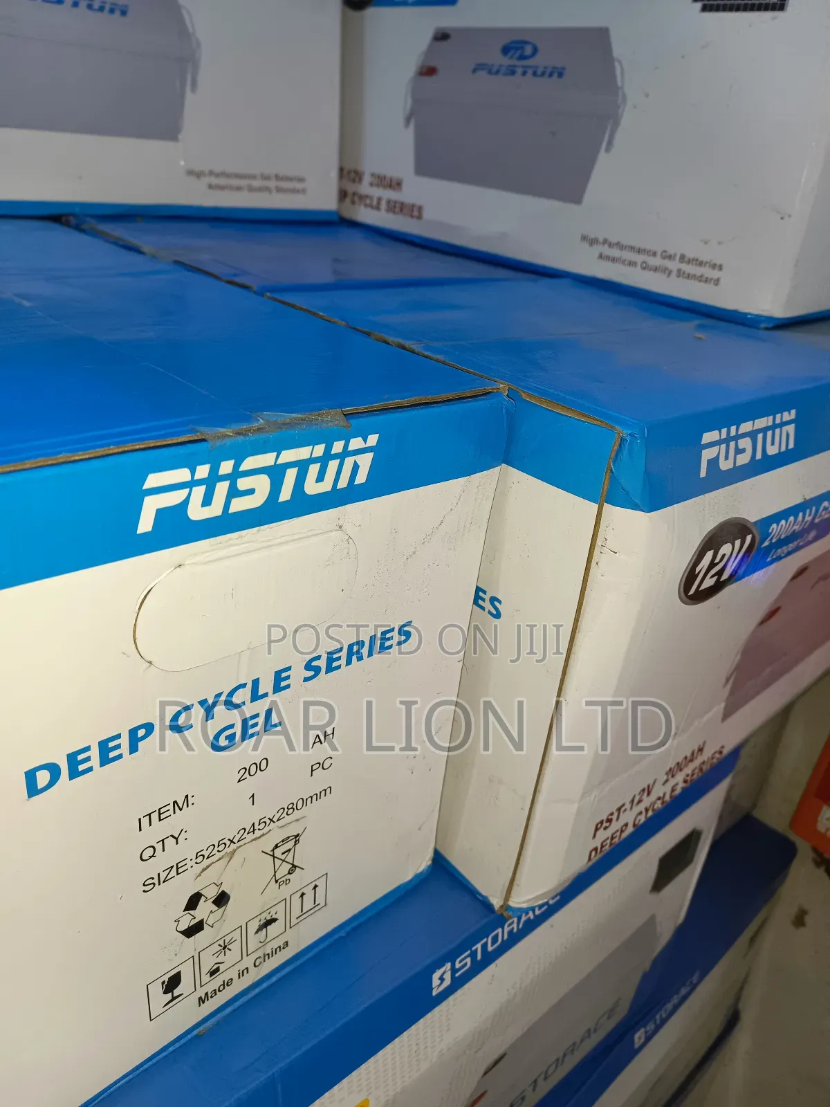 Pustun 200ah Deep Cycle Gel