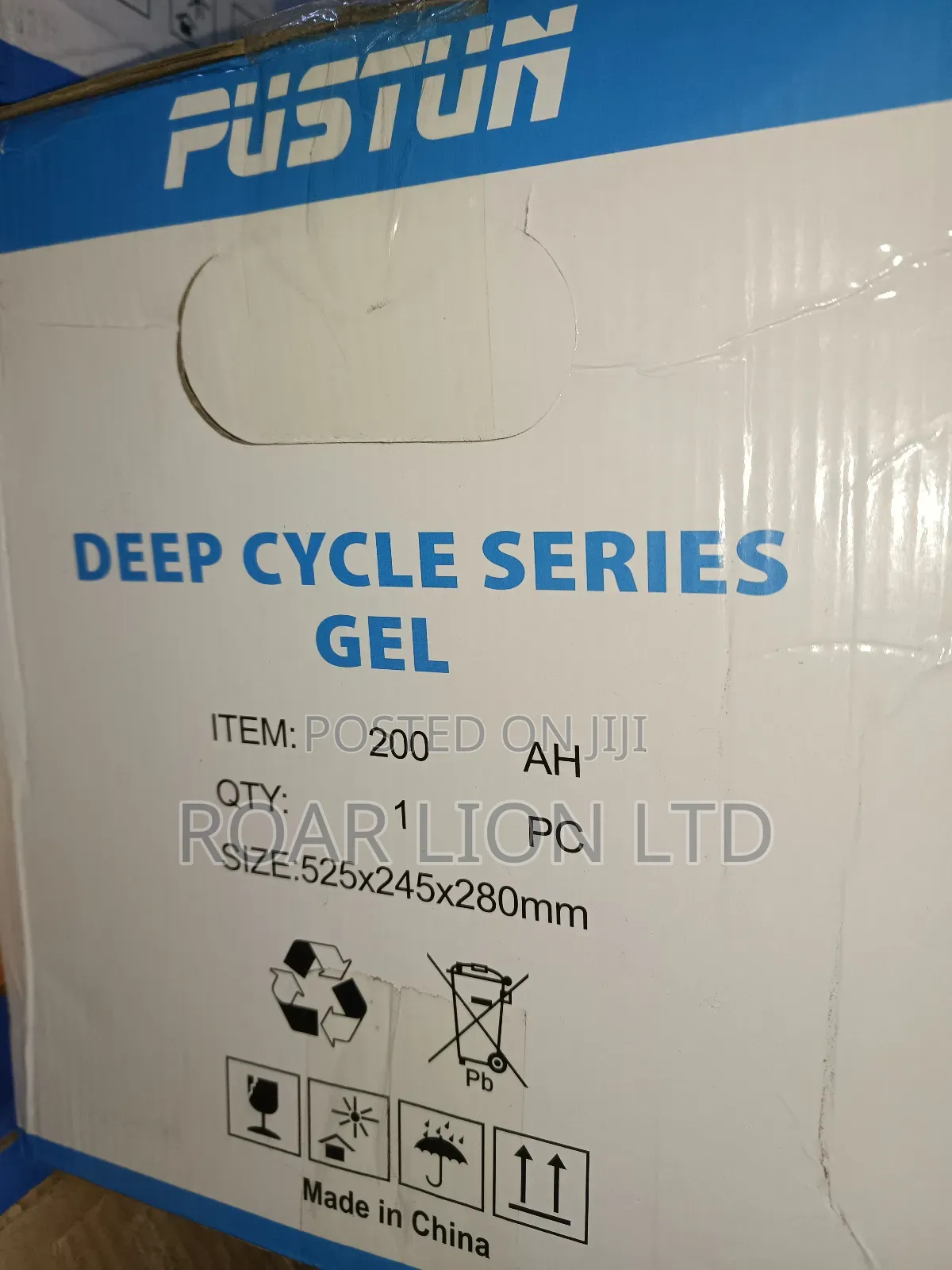 Pustun 200ah Deep Cycle Gel