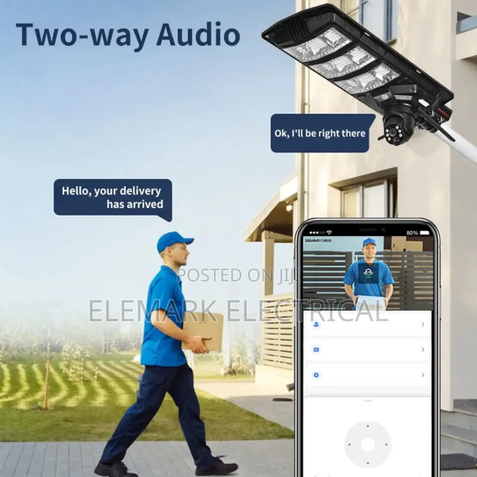 500watts Integrated Solar Light 5mp 4G SIM Card