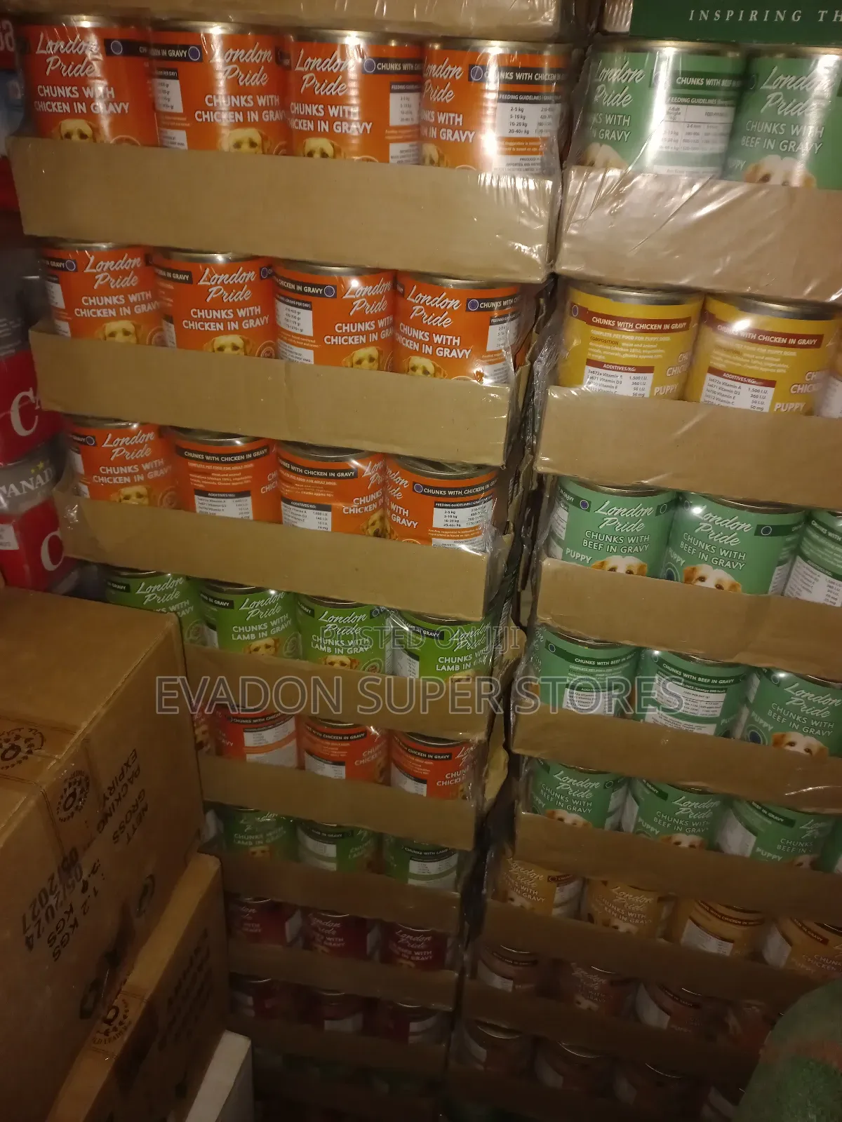 London Pride Dog Food . By 24 Cans